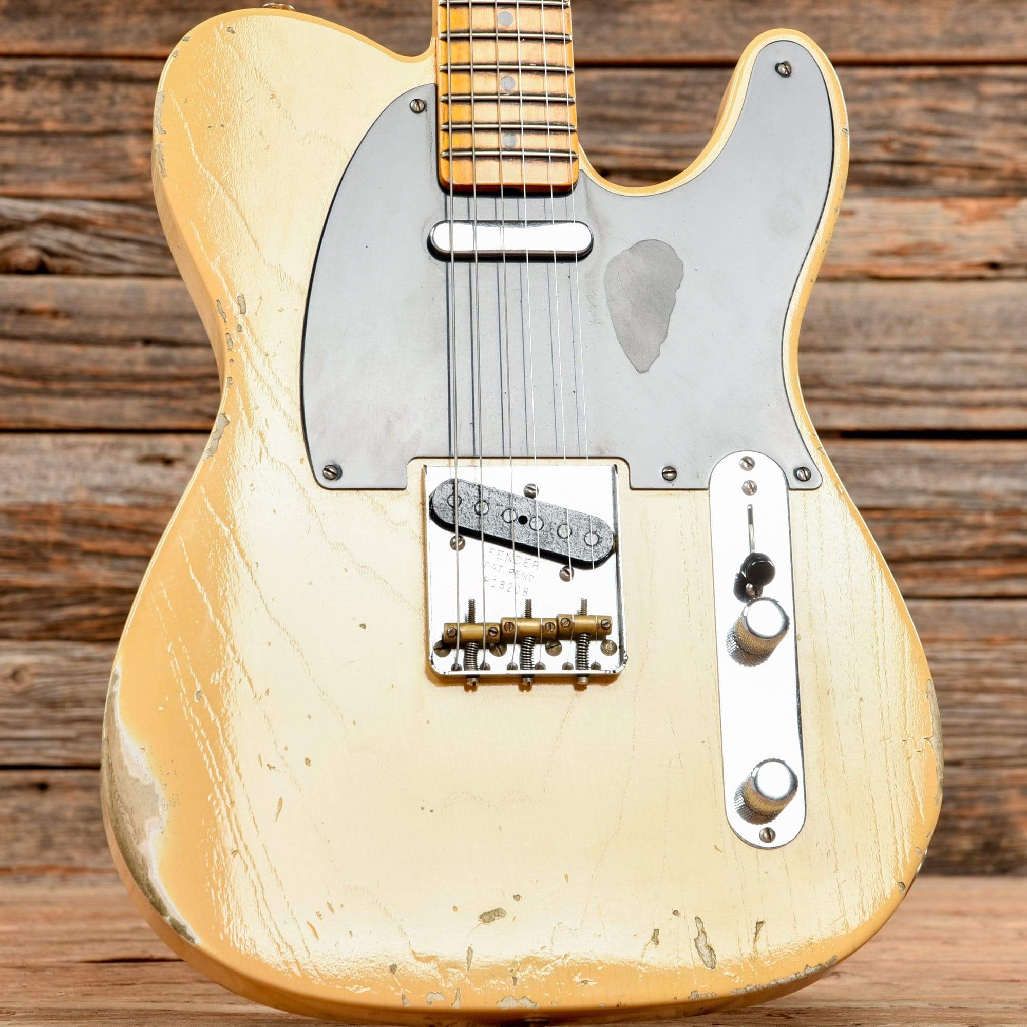 Fender Custom Shop Limited Vintage Custom 1950 Double Esquire Journeyman Relic Faded Nocaster Blonde 2018 Electric Guitars / Solid Body