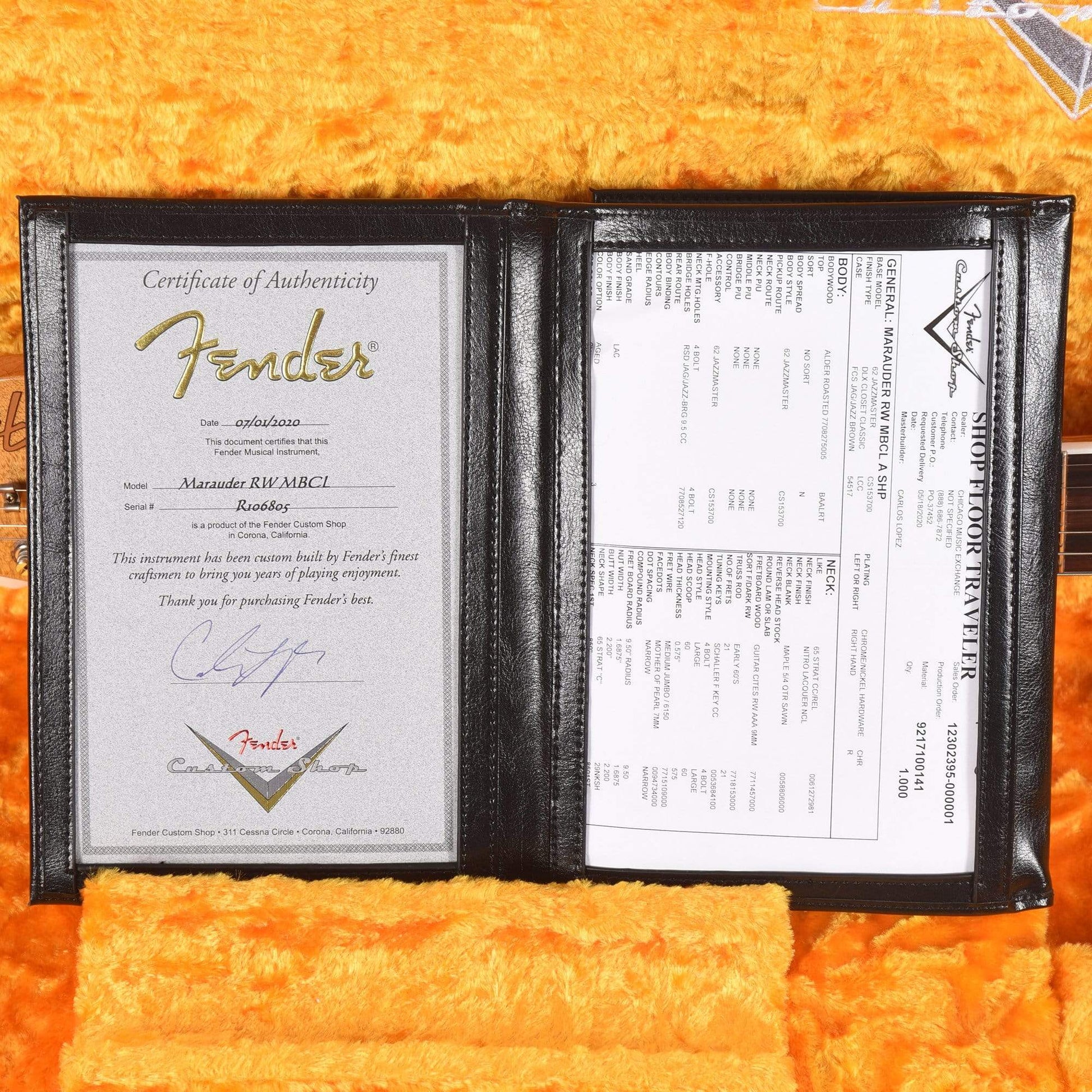 Fender Custom Shop Marauder Deluxe Closet Classic Aged Shell Pink Master Built by Carlos Lopez Electric Guitars / Solid Body