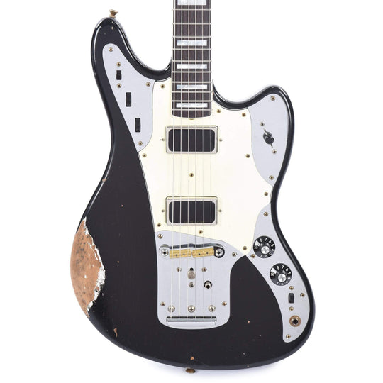 Fender Custom Shop Marauder Relic Super Aged Black Master Built by Carlos Lopez Electric Guitars / Solid Body