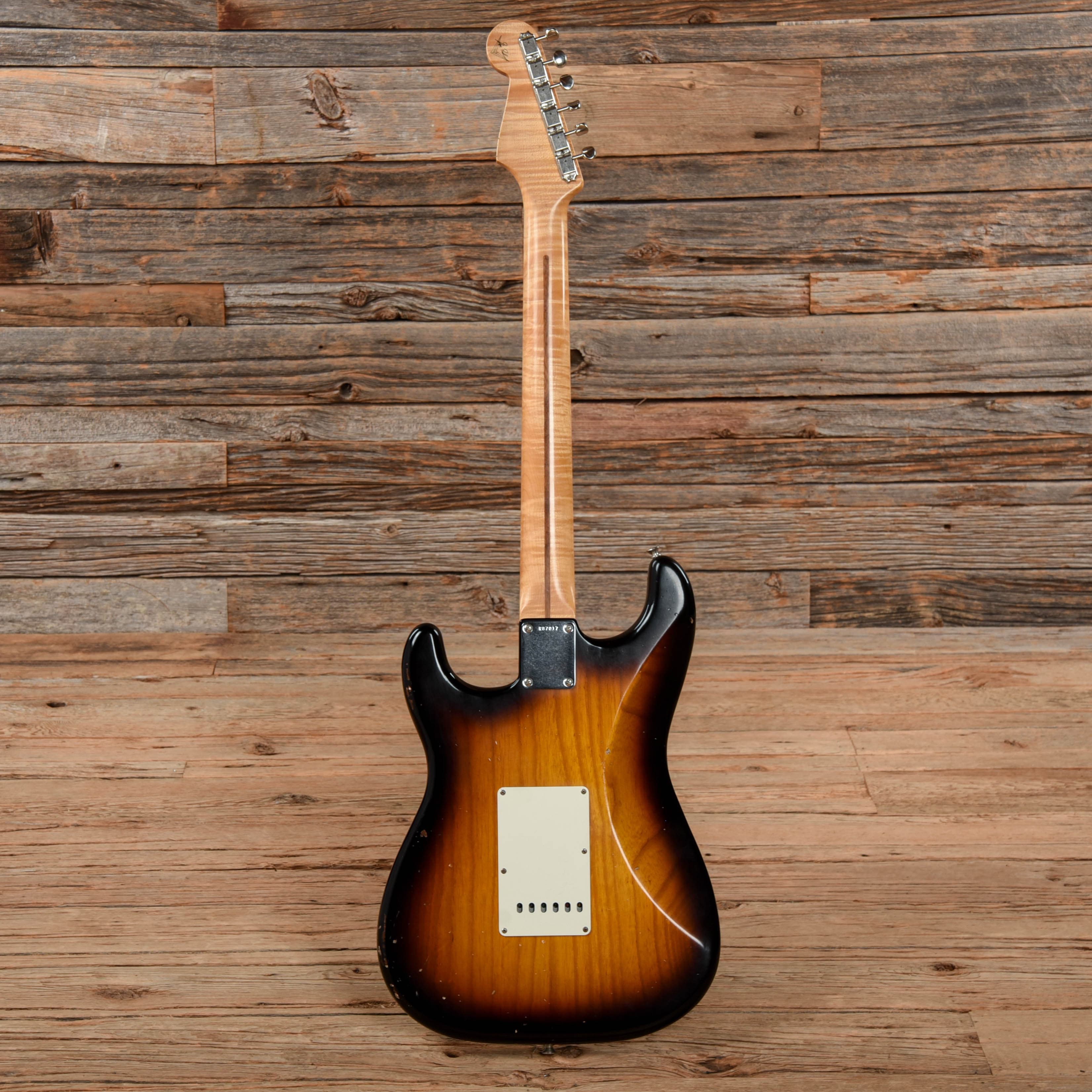 Fender Custom Shop Masterbuilt Greg Fessler '55 Stratocaster Journeyman Relic Sunburst 2016 Electric Guitars / Solid Body