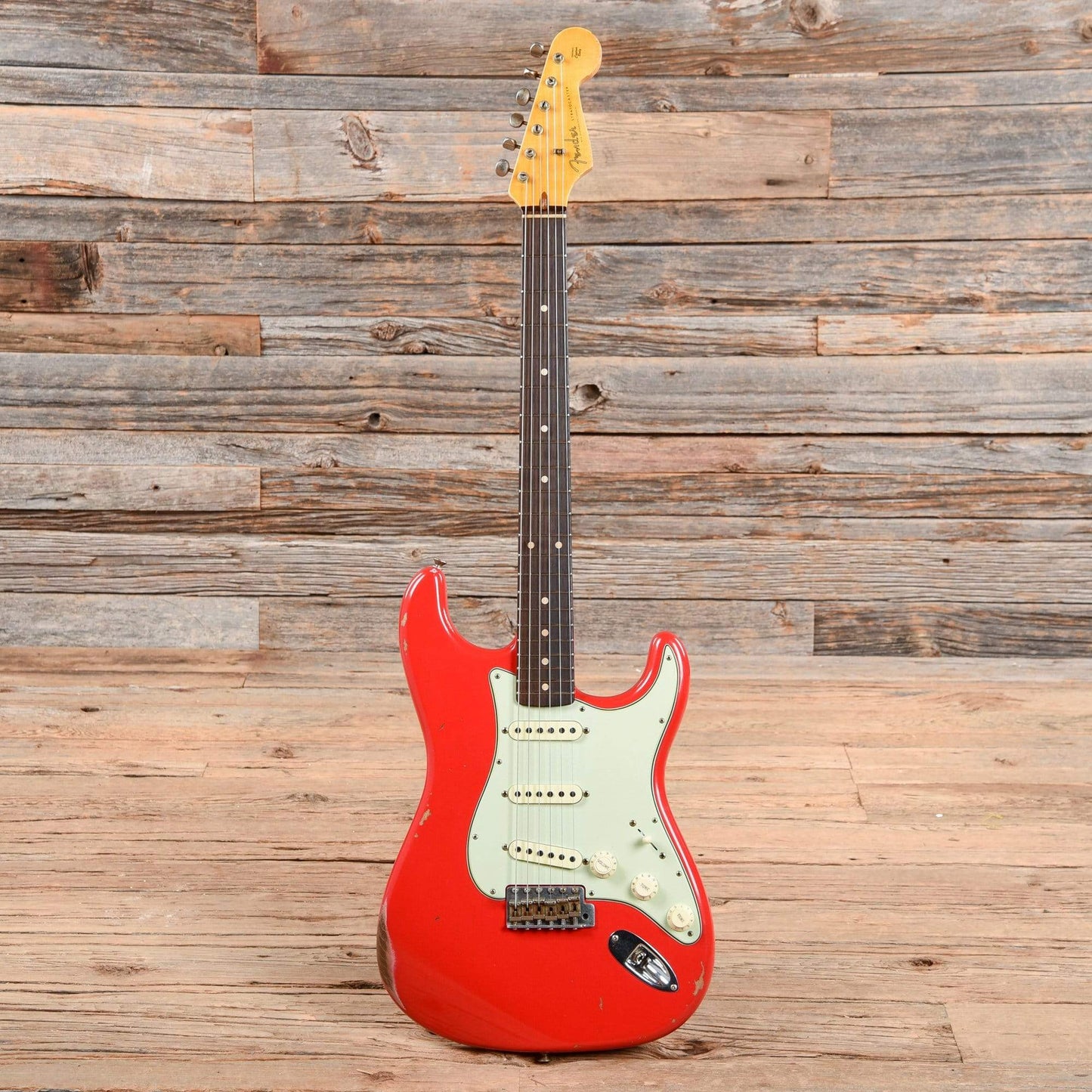 Fender Custom Shop MVP 1960 Stratocaster Relic Hot Rod Red 2020 Electric Guitars / Solid Body
