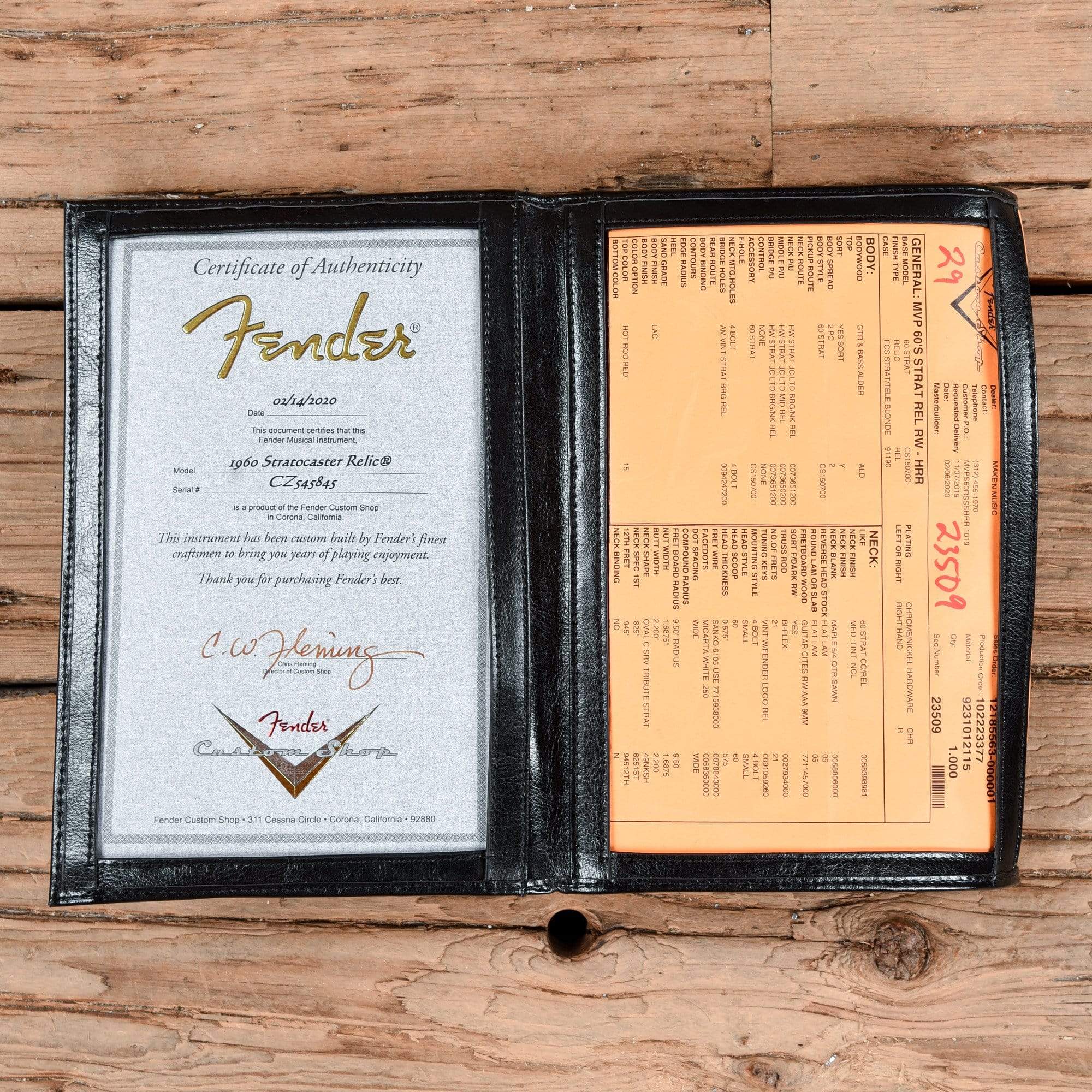 Fender Custom Shop MVP 1960 Stratocaster Relic Hot Rod Red 2020 Electric Guitars / Solid Body