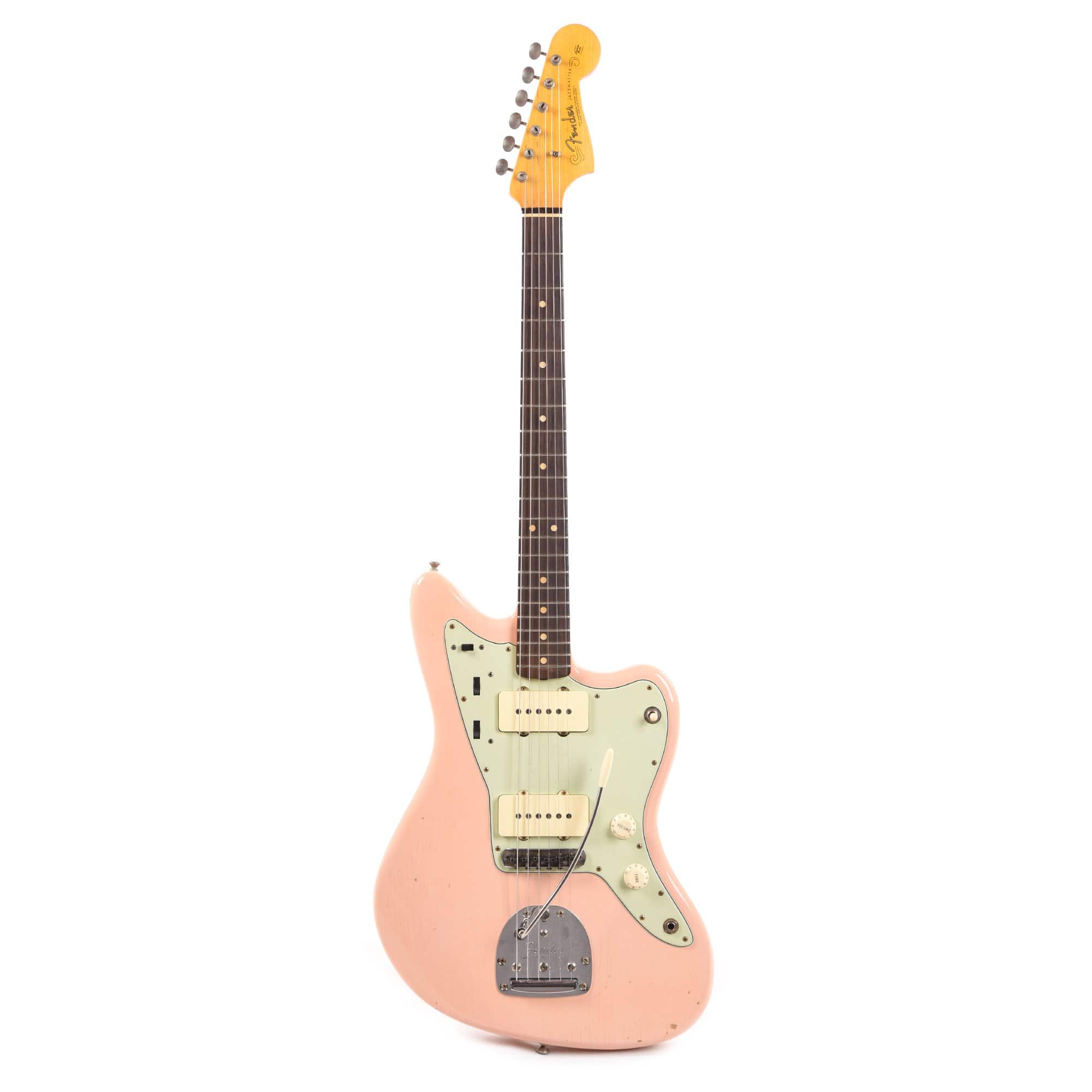 Fender Custom Shop NAMM Limited 1963 Jazzmaster Journeyman Relic Aged Shell Pink Electric Guitars / Solid Body