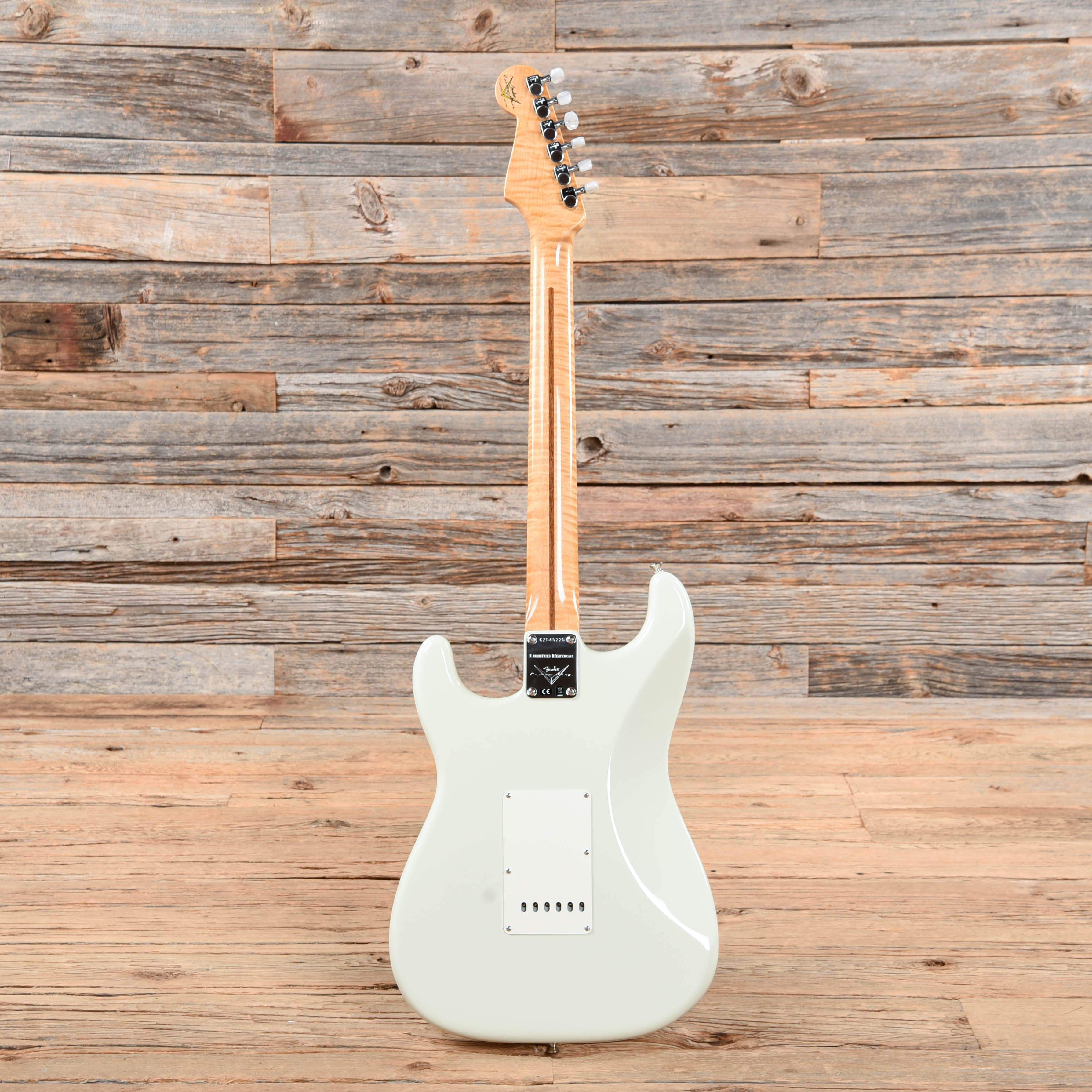 Fender Custom Shop NAMM Limited American Custom Stratocaster w/Flamed Maple Neck Olympic White 2020 Electric Guitars / Solid Body
