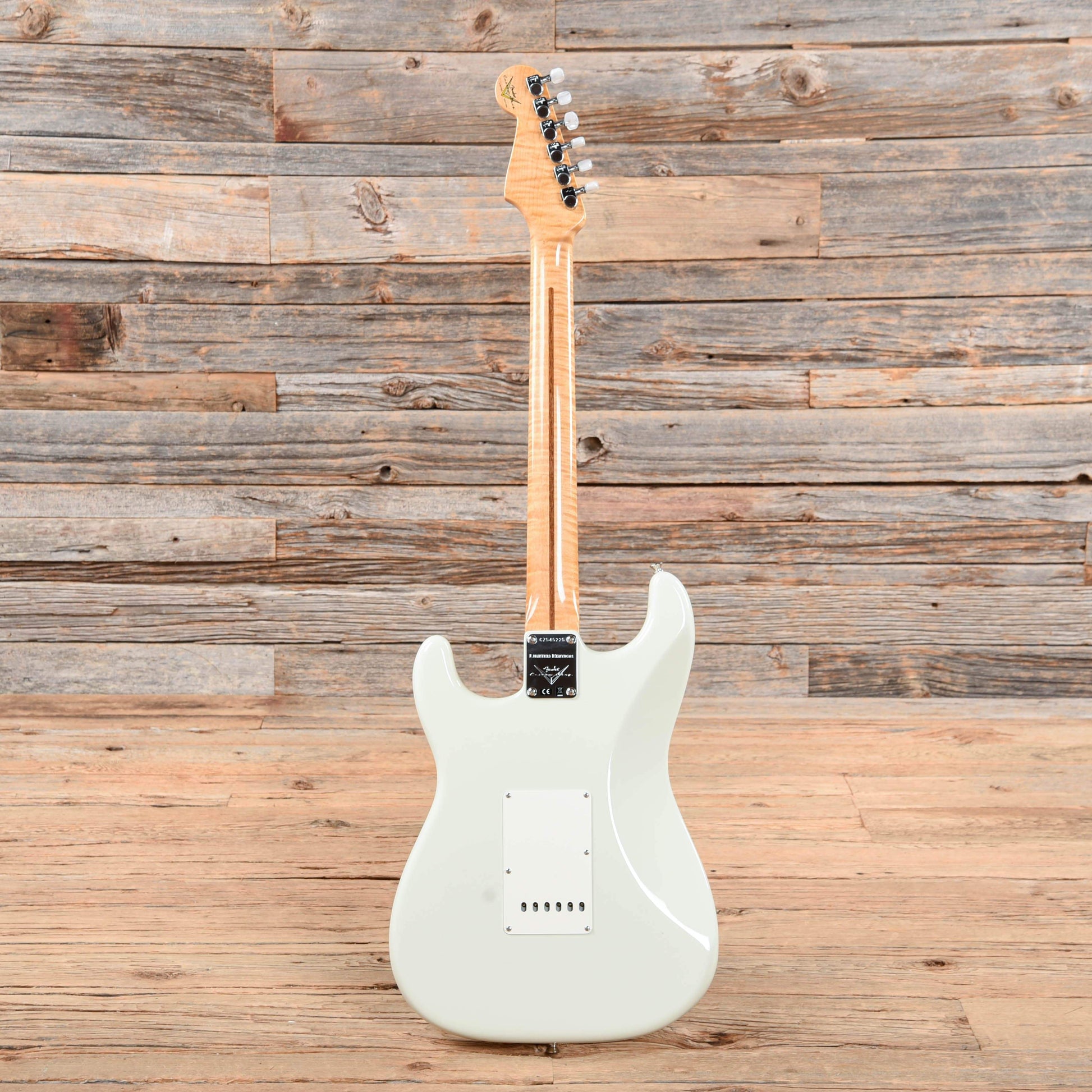 Fender Custom Shop NAMM Limited American Custom Stratocaster w/Flamed Maple Neck Olympic White 2020 Electric Guitars / Solid Body