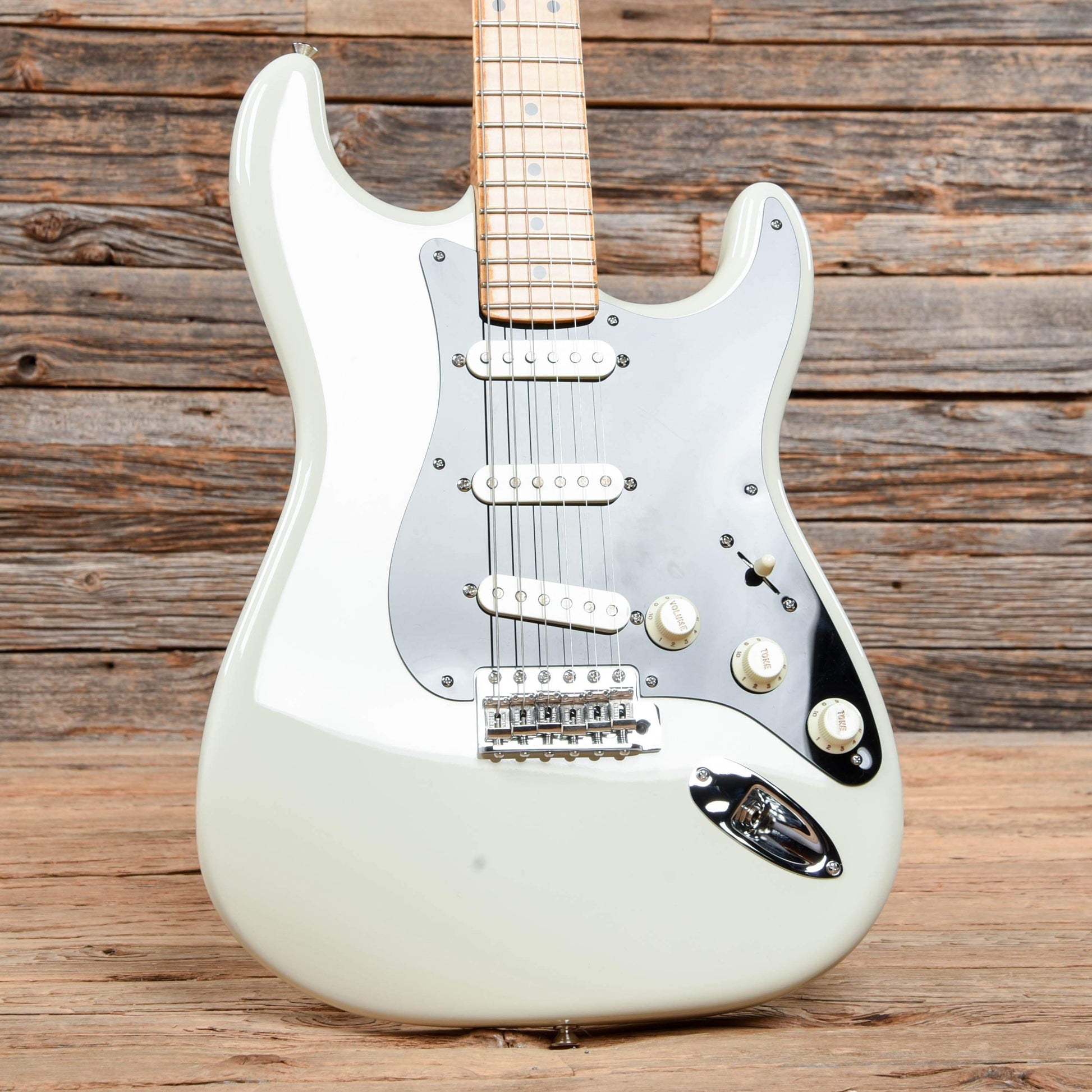 Fender Custom Shop NAMM Limited American Custom Stratocaster w/Flamed Maple Neck Olympic White 2020 Electric Guitars / Solid Body