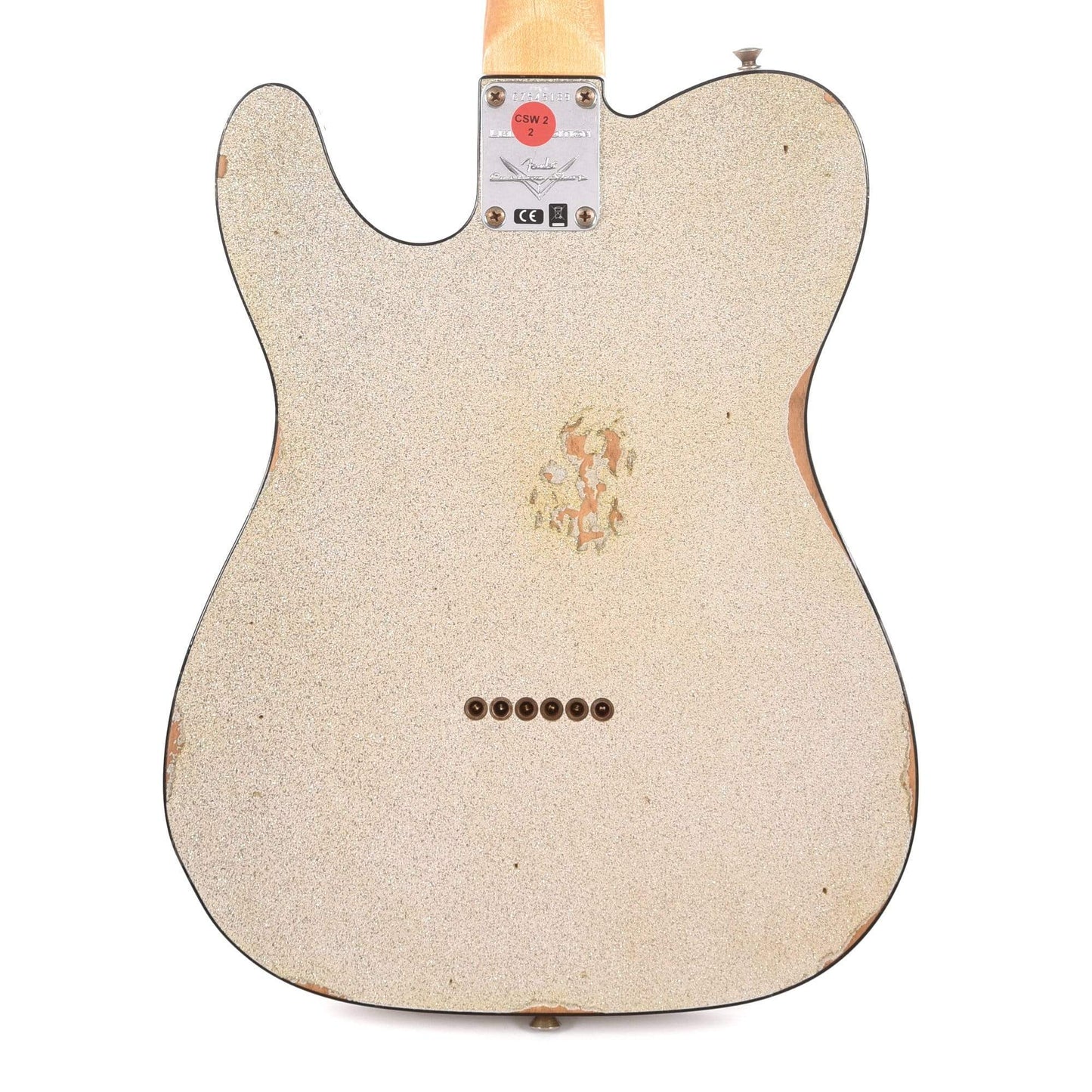 Fender Custom Shop NAMM Limited Edition 1963 Telecaster Custom Relic Aged Silver Sparkle Electric Guitars / Solid Body