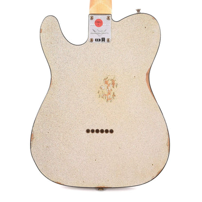 Fender Custom Shop NAMM Limited Edition 1963 Telecaster Custom Relic Aged Silver Sparkle Electric Guitars / Solid Body