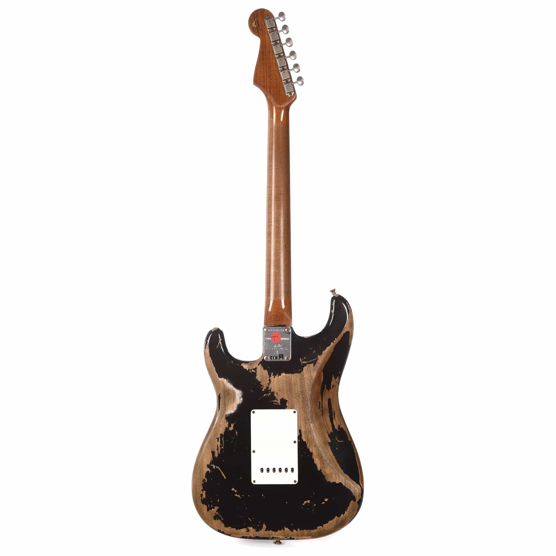 Fender Custom Shop NAMM Limited Edition 60/63 Stratocaster Super Heavy Relic Aged Black Electric Guitars / Solid Body