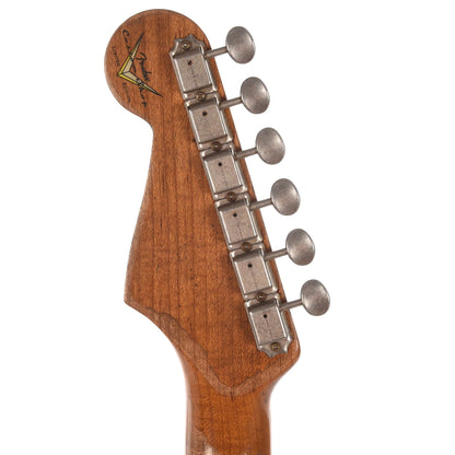 Fender Custom Shop NAMM Limited Edition 60/63 Stratocaster Super Heavy Relic Aged Black Electric Guitars / Solid Body