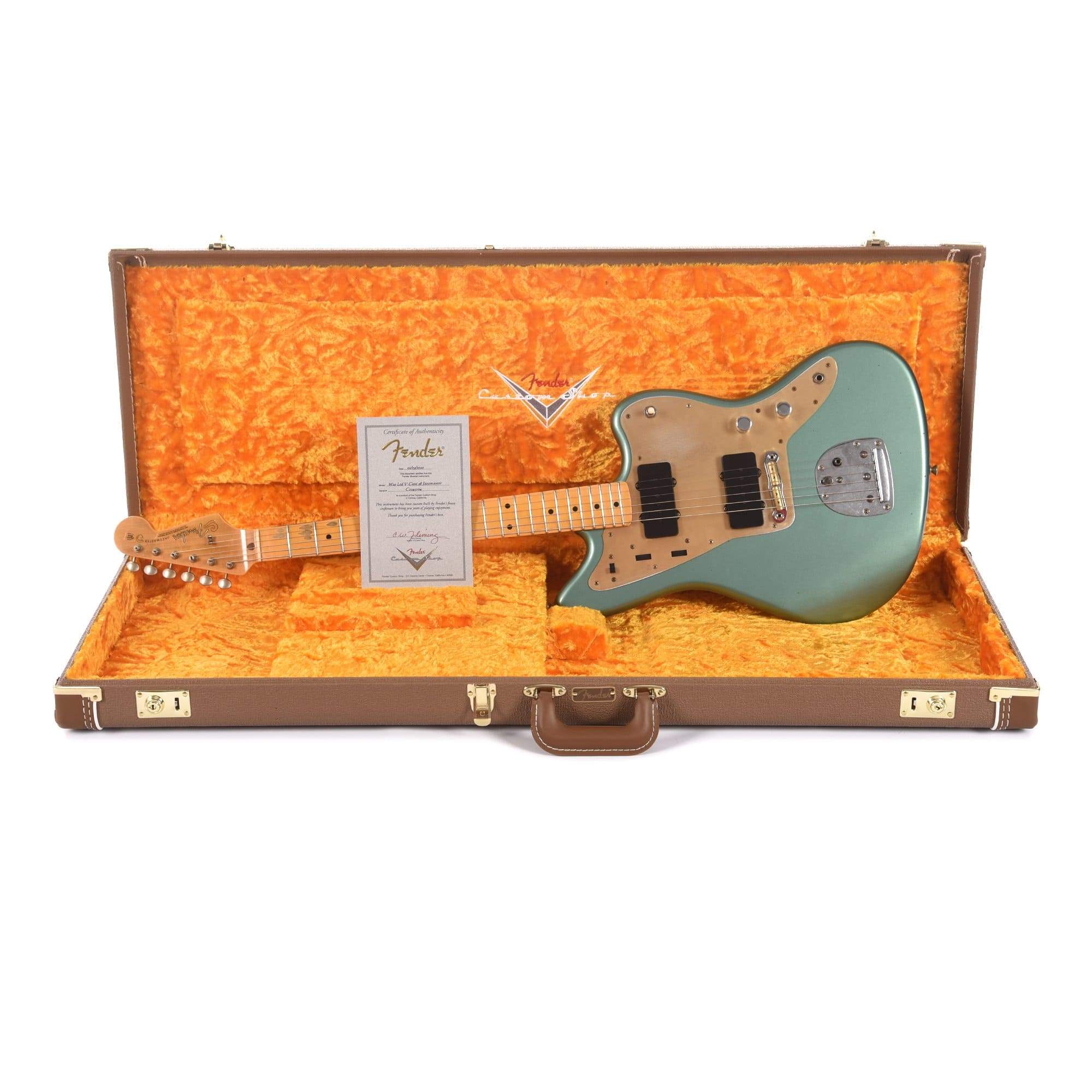 Fender Custom Shop NAMM Limited Edition Vintage Custom 1958 Jazzmaster Journeyman Relic Faded/Aged Sherwood Green Metallic USED Electric Guitars / Solid Body
