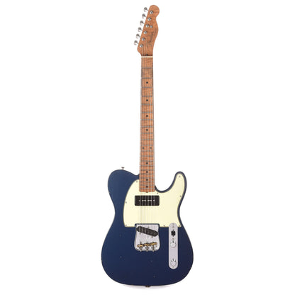 Fender Custom Shop P-90 Telecaster Journeyman Relic Baltic Blue/Transparent Walnut Back Master Built by Jason Smith Electric Guitars / Solid Body