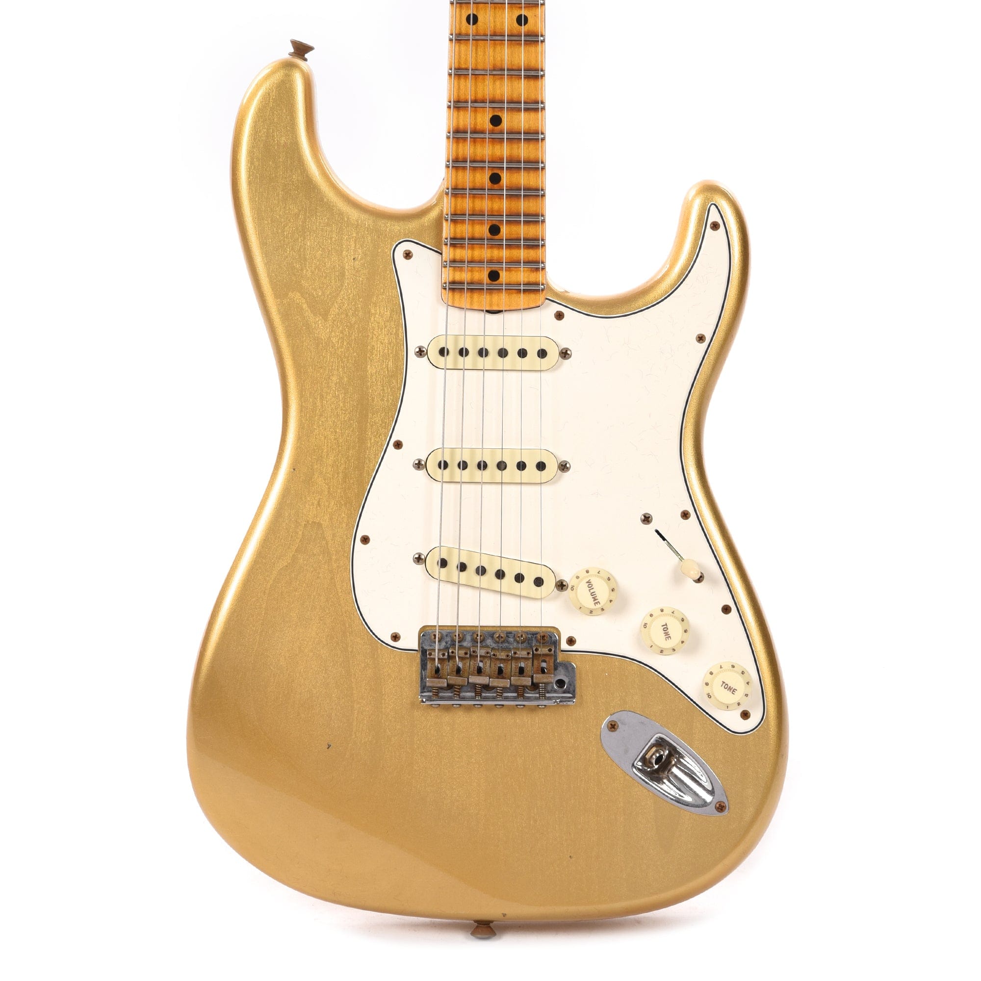 Fender Custom Shop Postmodern Stratocaster Journeyman Relic Aged Aztec Gold Electric Guitars / Solid Body