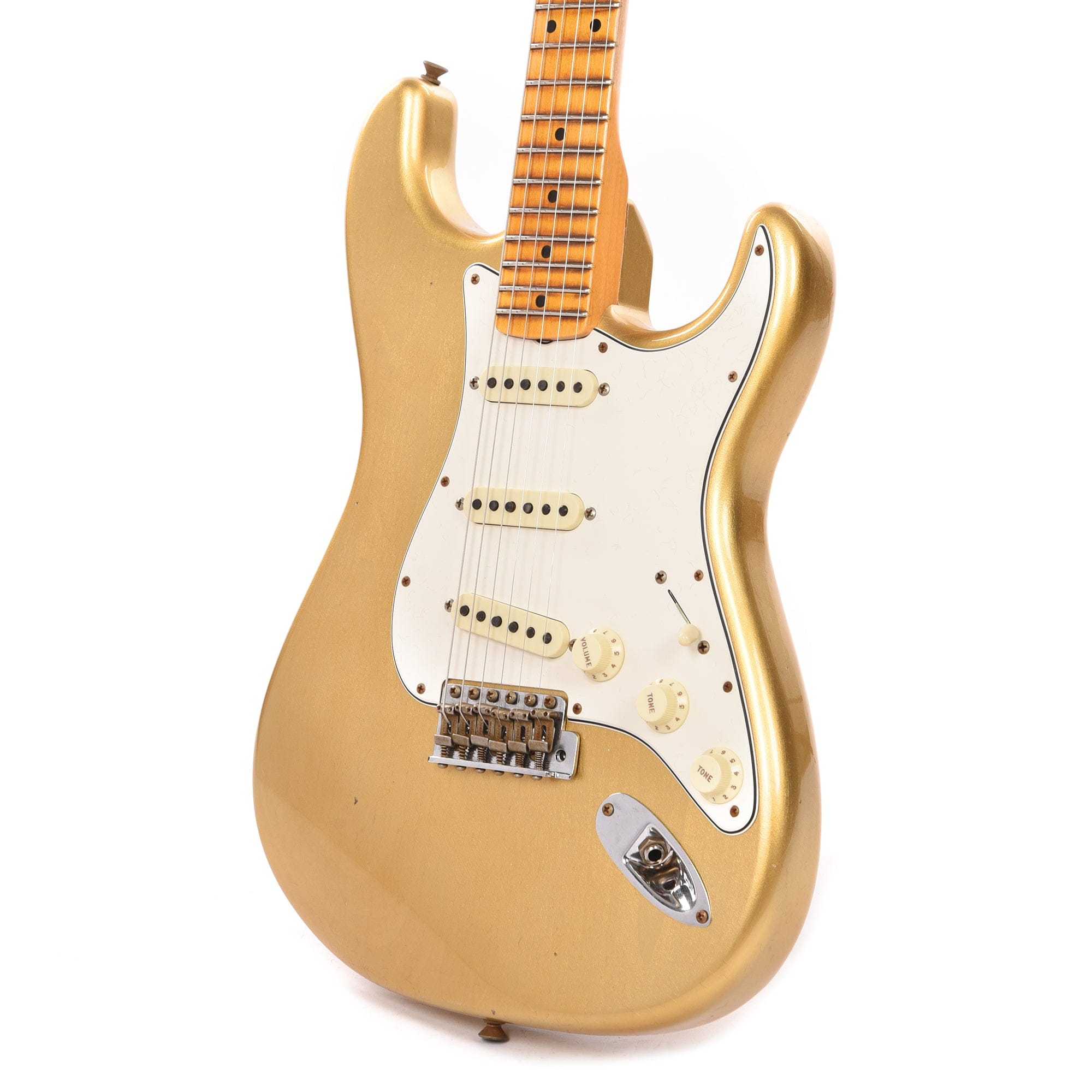 Fender Custom Shop Postmodern Stratocaster Journeyman Relic Aged Aztec Gold Electric Guitars / Solid Body