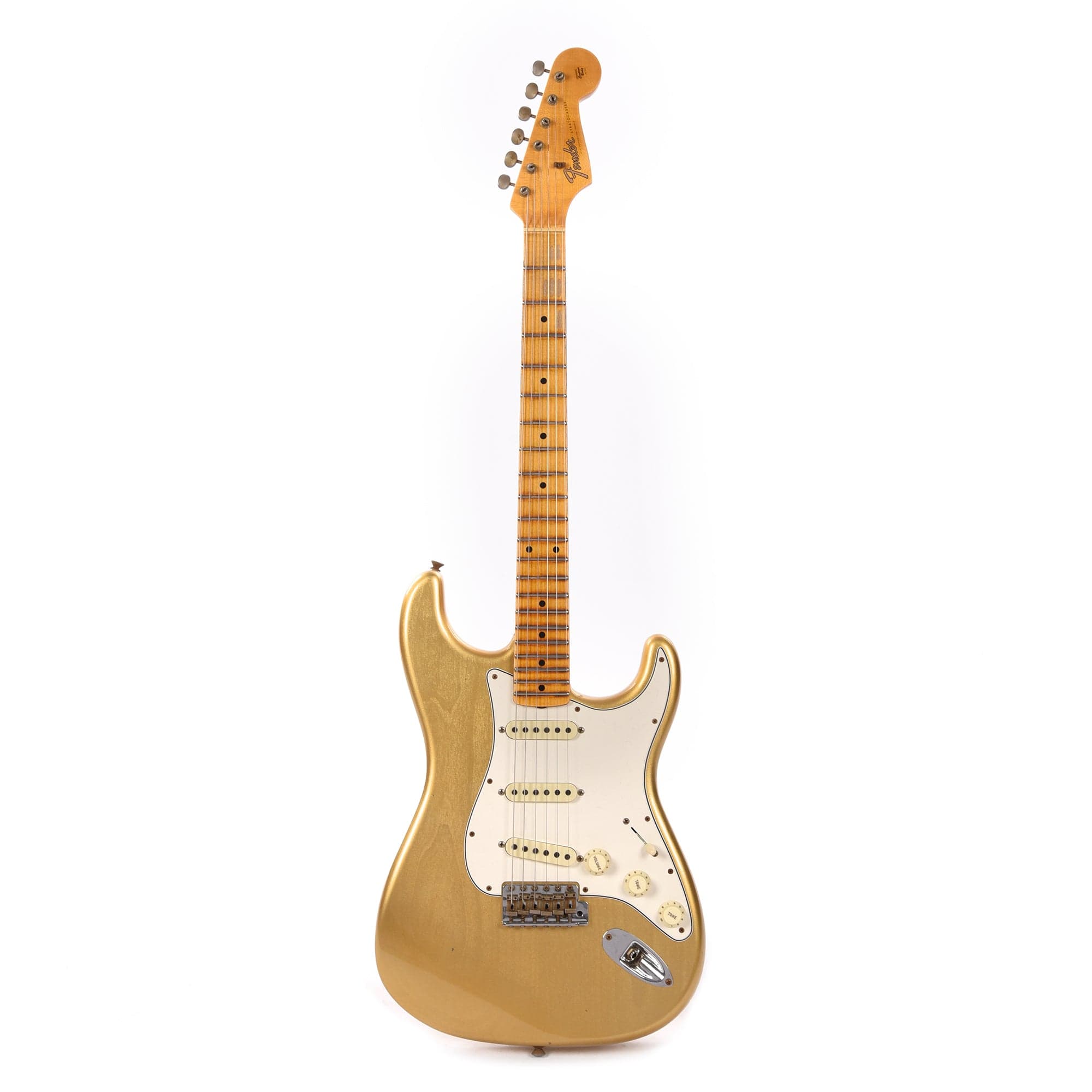 Fender Custom Shop Postmodern Stratocaster Journeyman Relic Aged Aztec Gold Electric Guitars / Solid Body