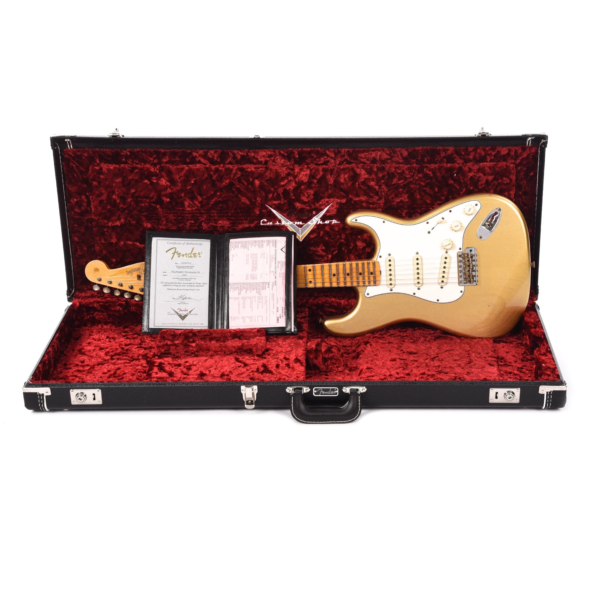Fender Custom Shop Postmodern Stratocaster Journeyman Relic Aged Aztec Gold Electric Guitars / Solid Body