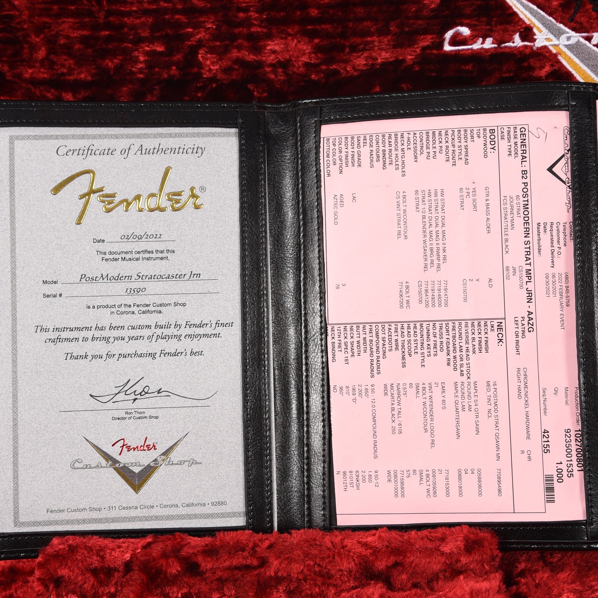 Fender Custom Shop Postmodern Stratocaster Journeyman Relic Aged Aztec Gold Electric Guitars / Solid Body