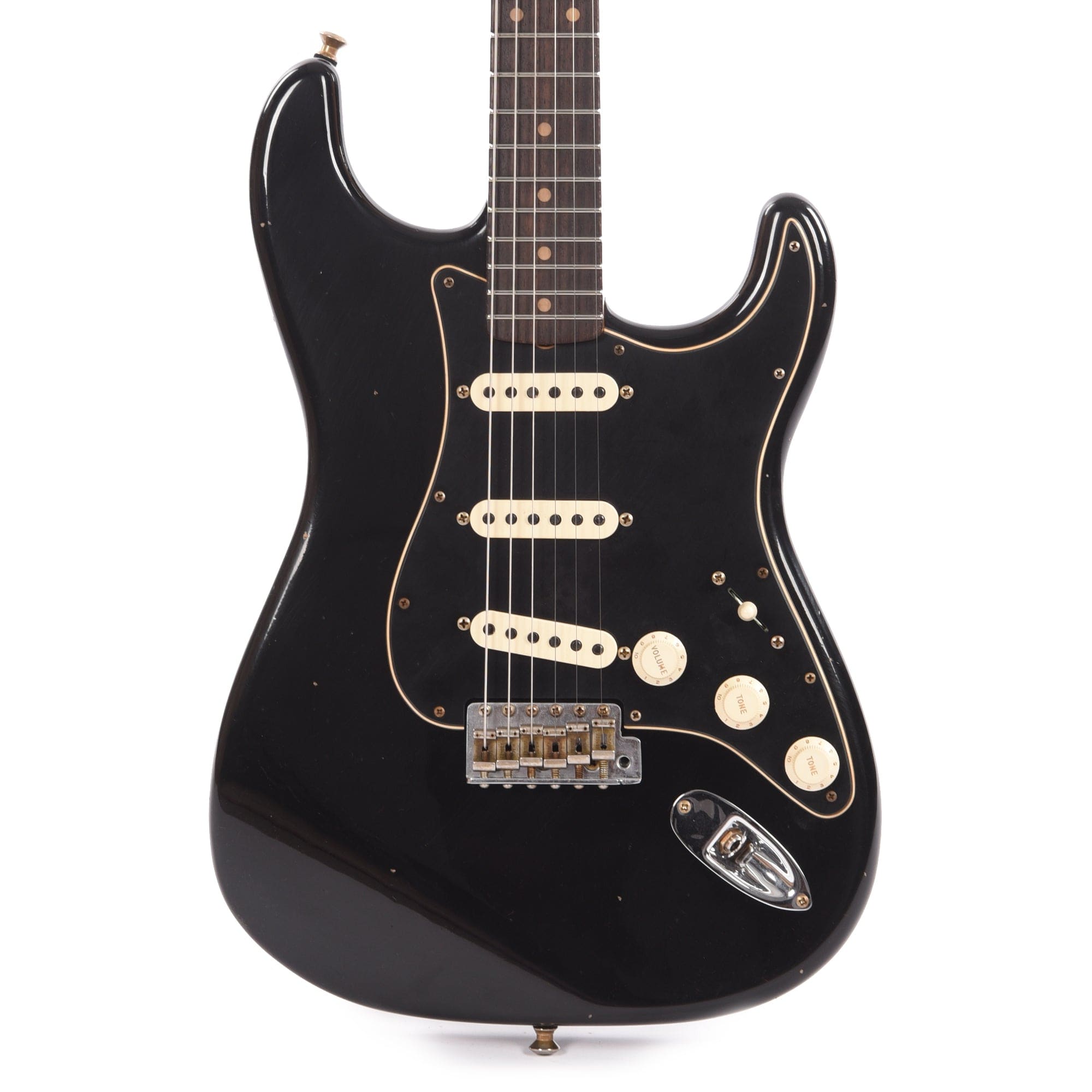 Fender Custom Shop Postmodern Stratocaster Journeyman Relic Aged Black Electric Guitars / Solid Body
