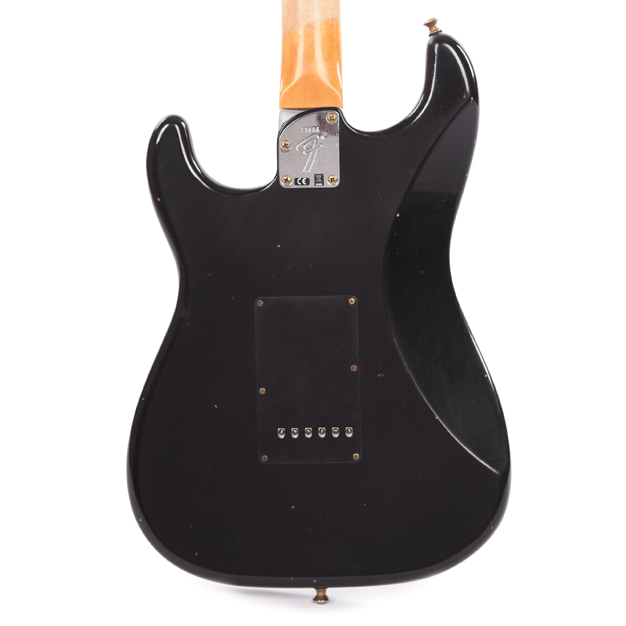 Fender Custom Shop Postmodern Stratocaster Journeyman Relic Aged Black Electric Guitars / Solid Body