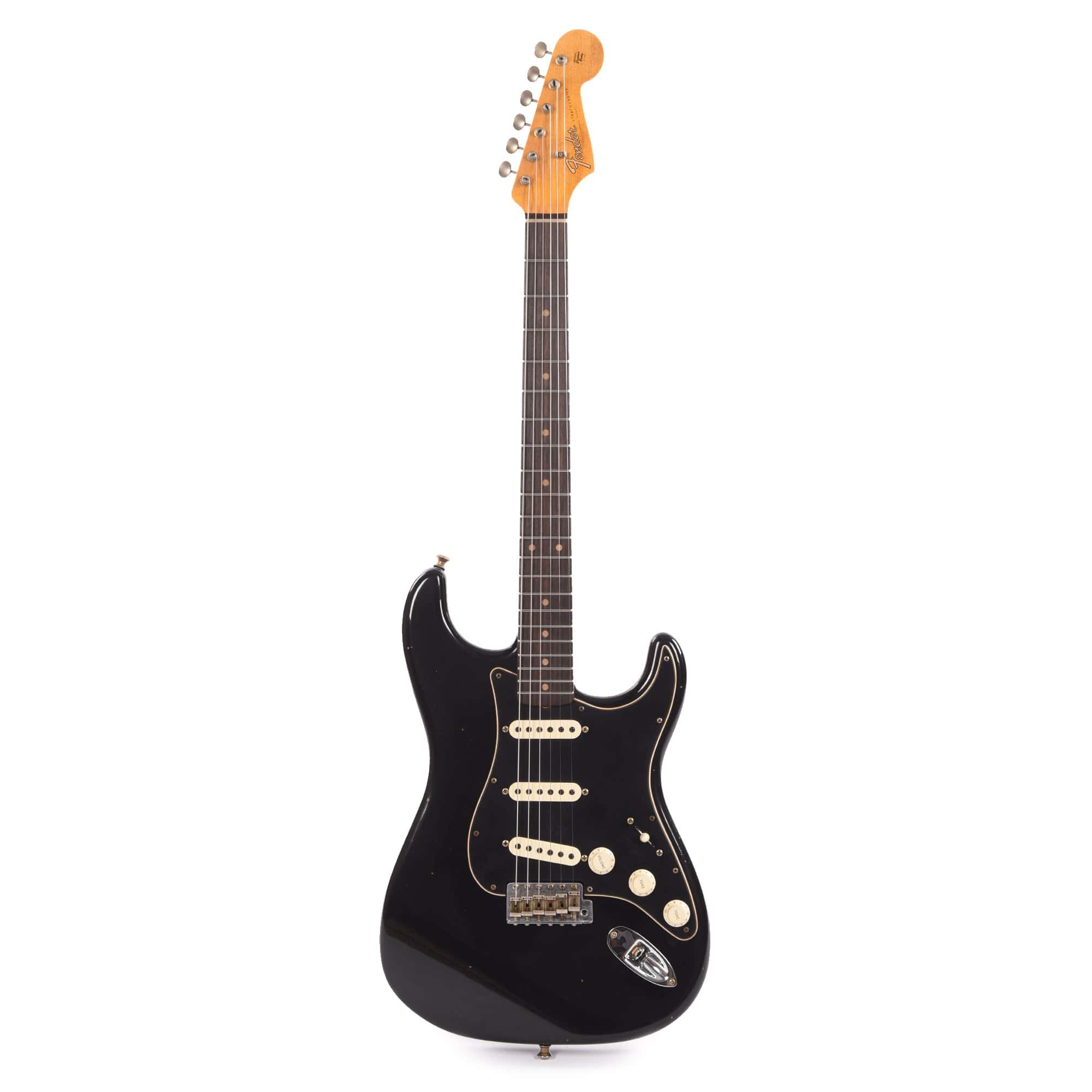 Fender Custom Shop Postmodern Stratocaster Journeyman Relic Aged Black Electric Guitars / Solid Body