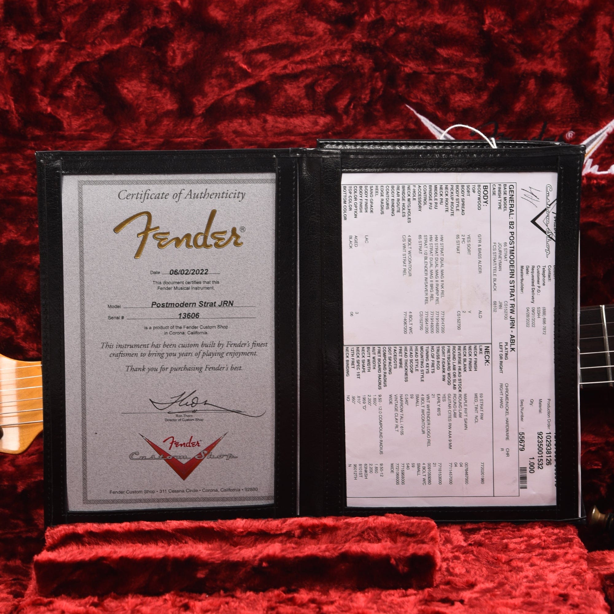 Fender Custom Shop Postmodern Stratocaster Journeyman Relic Aged Black Electric Guitars / Solid Body