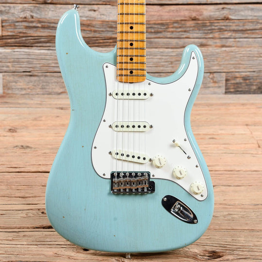 Fender Custom Shop Postmodern Stratocaster Journeyman Relic Aged Daphne Blue 2019 Electric Guitars / Solid Body