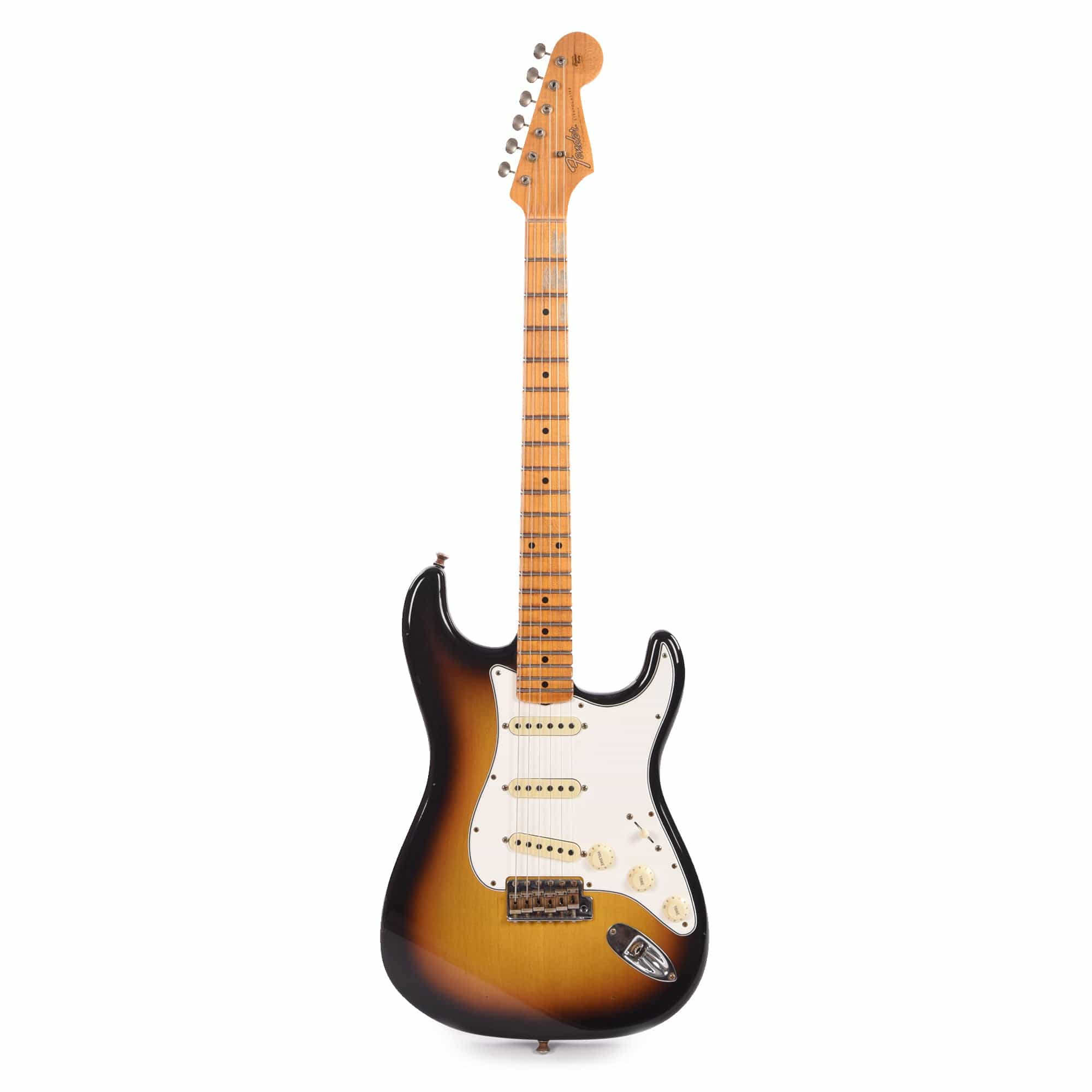 Fender Custom Shop Postmodern Stratocaster Journeyman Relic Bleached 3-Color Sunburst Electric Guitars / Solid Body