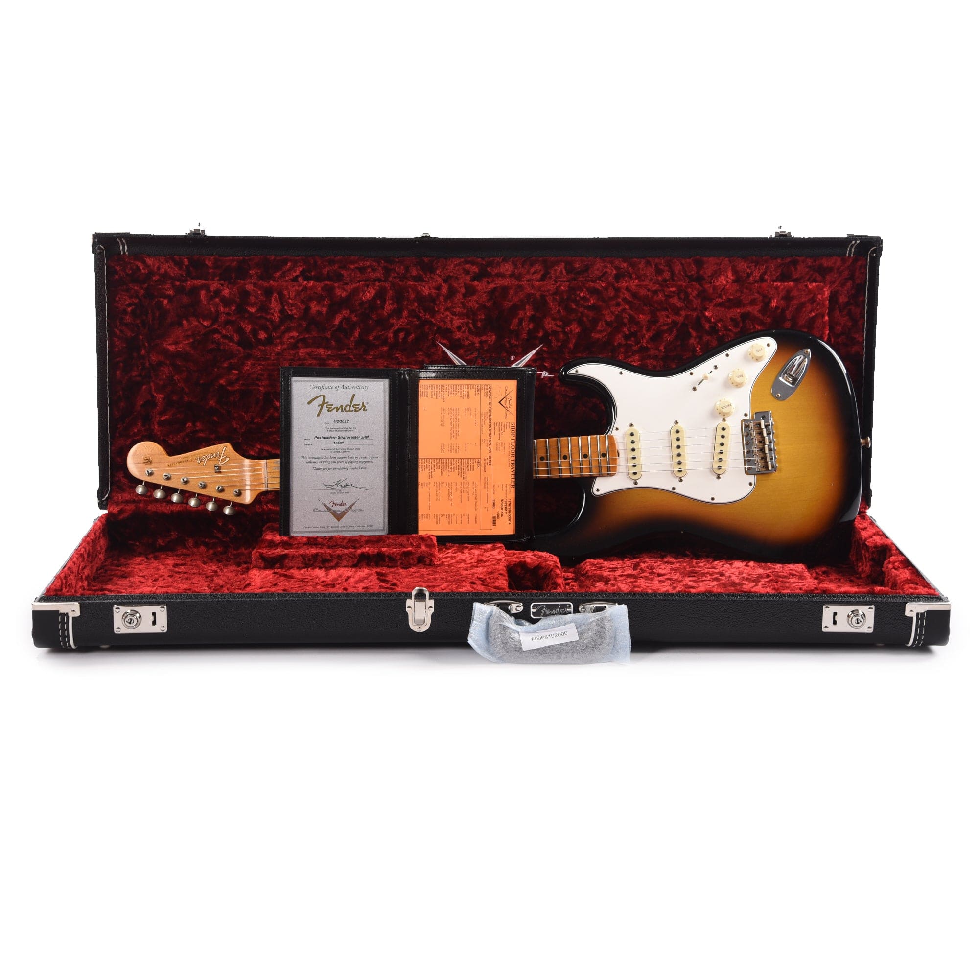 Fender Custom Shop Postmodern Stratocaster Journeyman Relic Bleached 3-Color Sunburst Electric Guitars / Solid Body