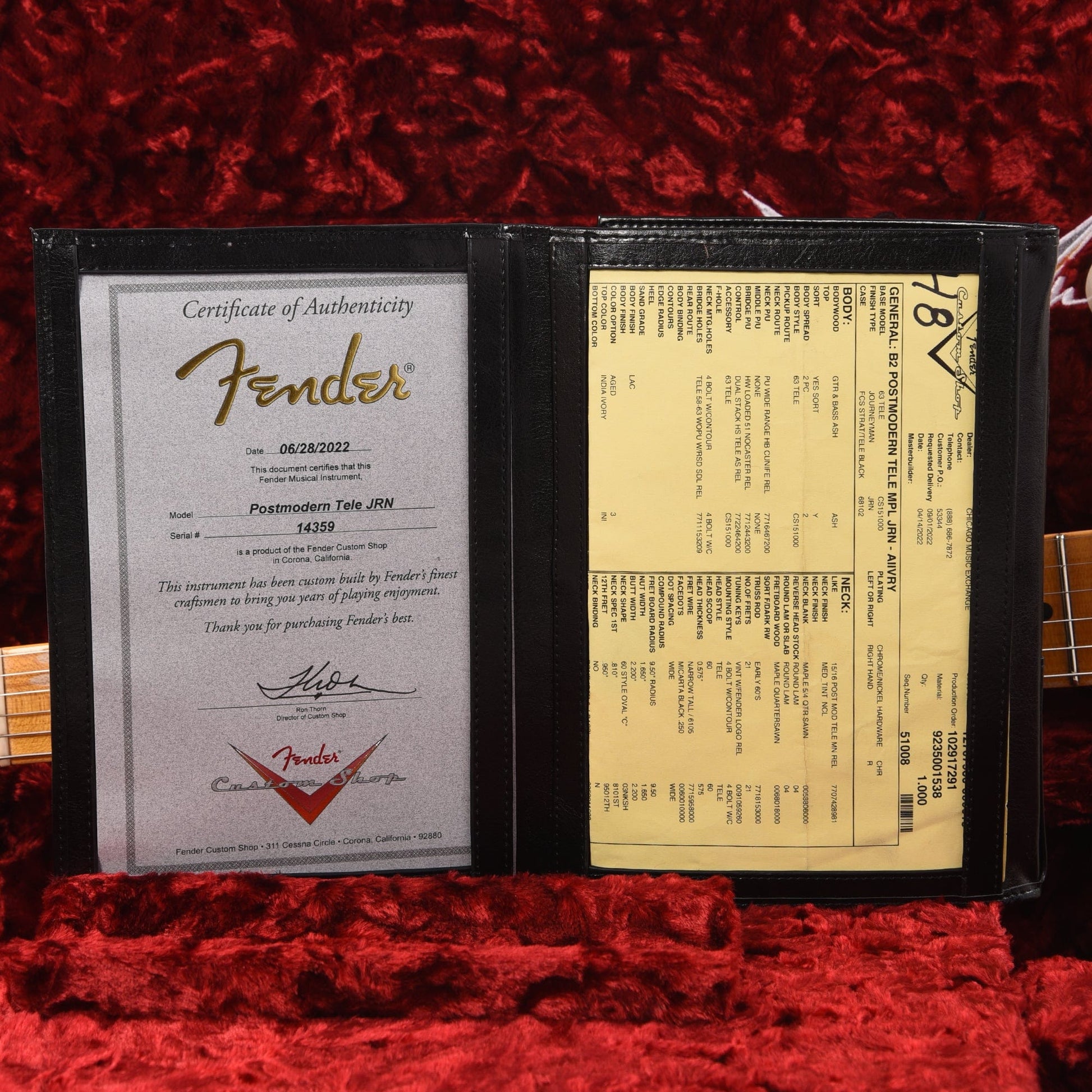 Fender Custom Shop Postmodern Telecaster Journeyman Relic Aged India Ivory Electric Guitars / Solid Body