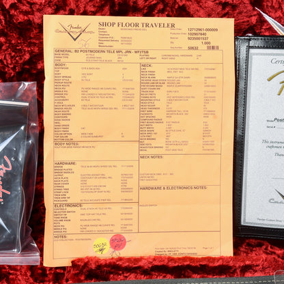 Fender Custom Shop Postmodern Telecaster Journeyman Relic Sunburst 2022 Electric Guitars / Solid Body