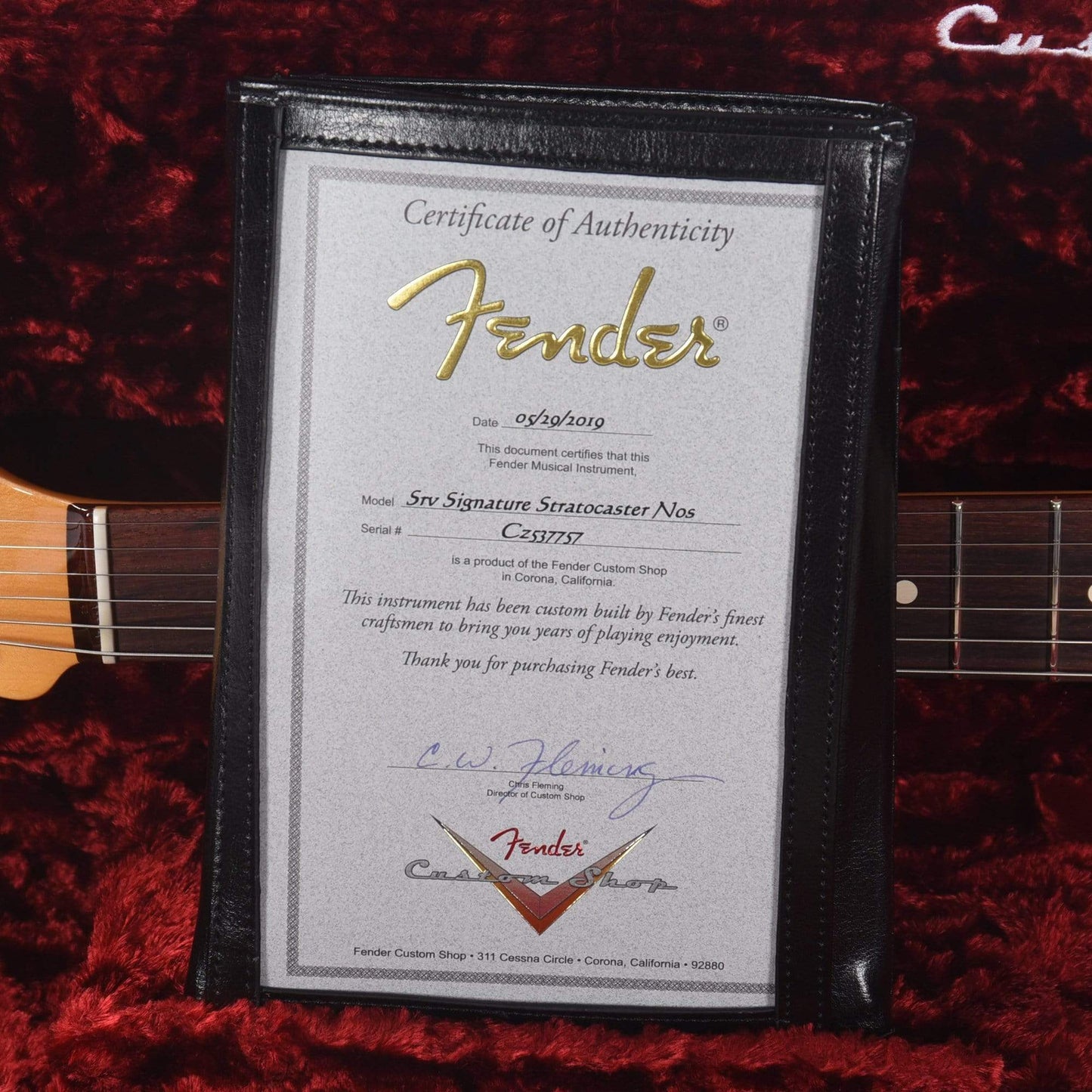 Fender Custom Shop Stevie Ray Vaughan Signature Stratocaster 3-Color Sunburst NOS Electric Guitars / Solid Body