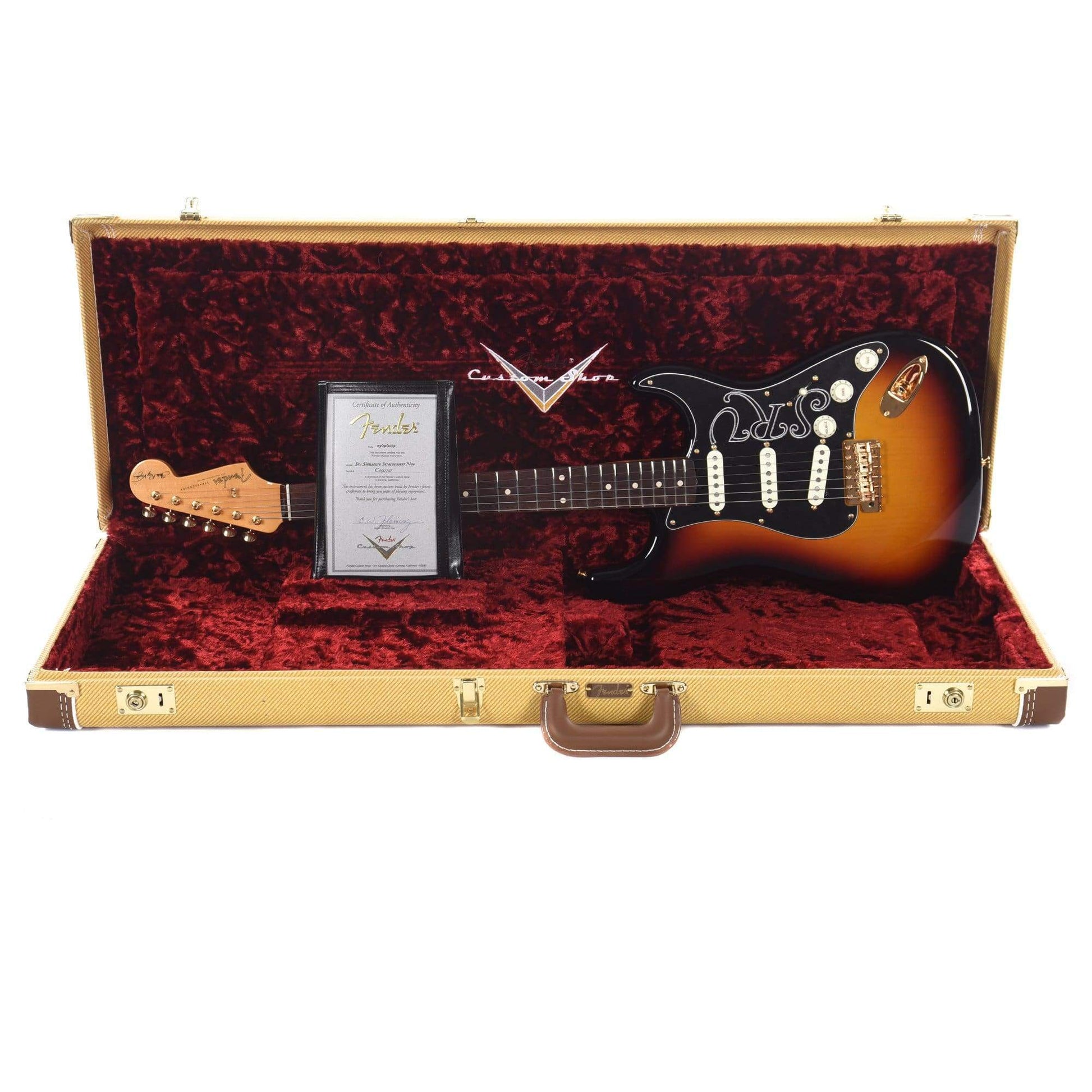 Fender Custom Shop Stevie Ray Vaughan Signature Stratocaster 3-Color Sunburst NOS Electric Guitars / Solid Body