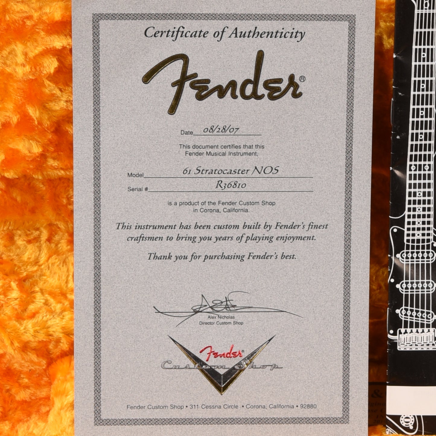 Fender Custom Shop Stratocaster  2007 LEFTY Electric Guitars / Solid Body