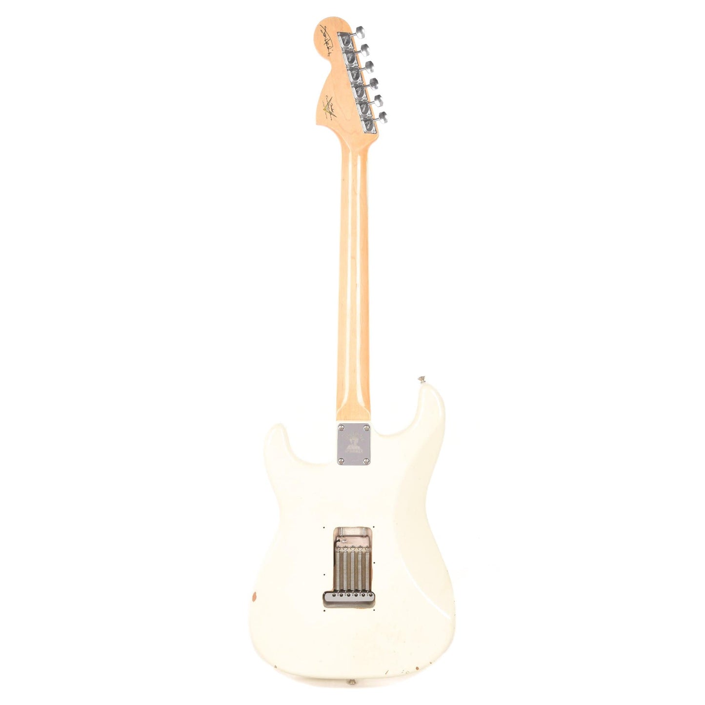 Fender Custom Shop Teambuilt Limited Edition Jimi Hendrix Stratocaster Olympic White Relic Electric Guitars / Solid Body
