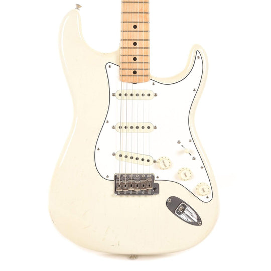 Fender Custom Shop Teambuilt Limited Edition Jimi Hendrix Stratocaster Olympic White Relic Electric Guitars / Solid Body