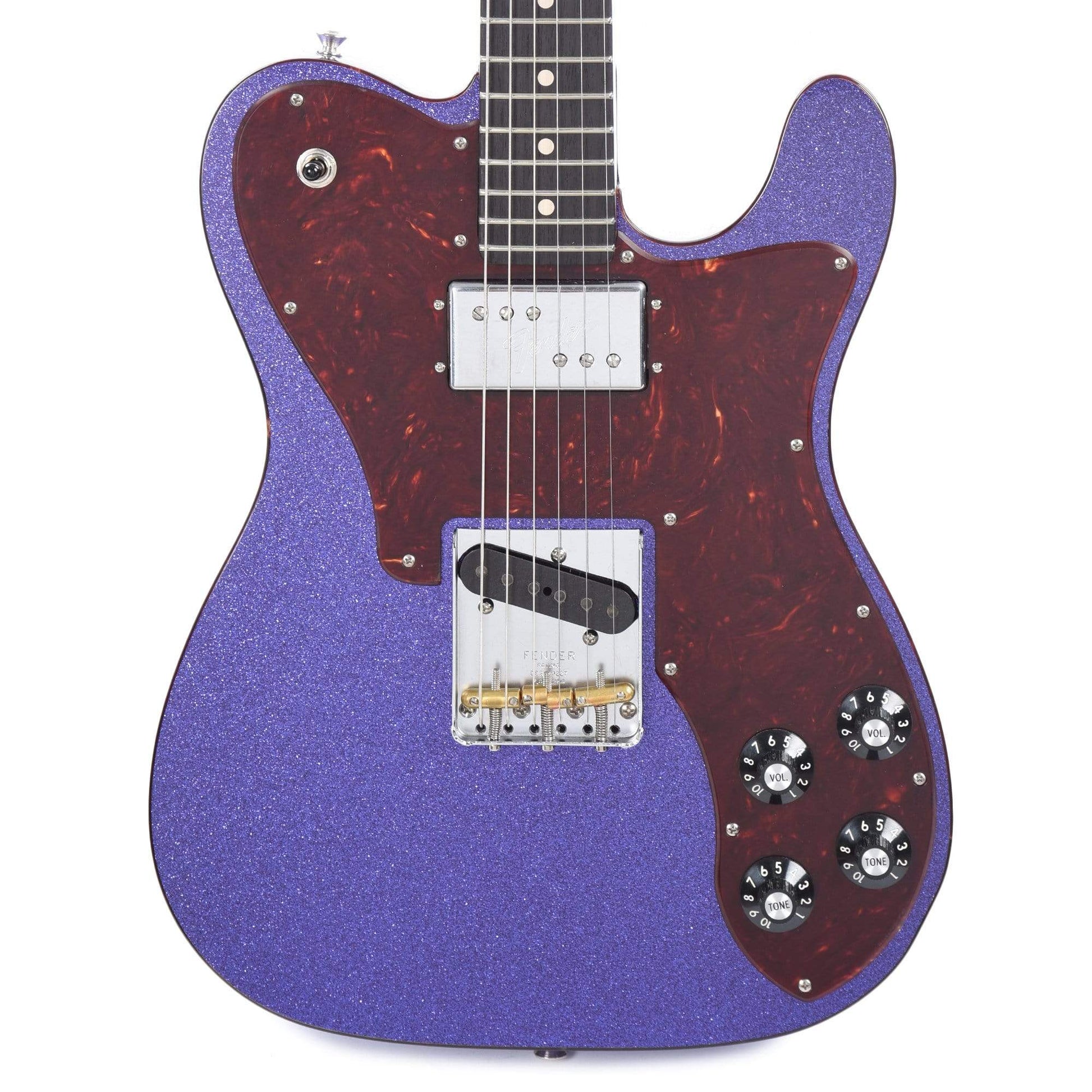 Fender Custom Shop Telecaster Custom Deluxe Closet Classic Aged Purple Sparkle Apprentice Built by Levi Perry Electric Guitars / Solid Body