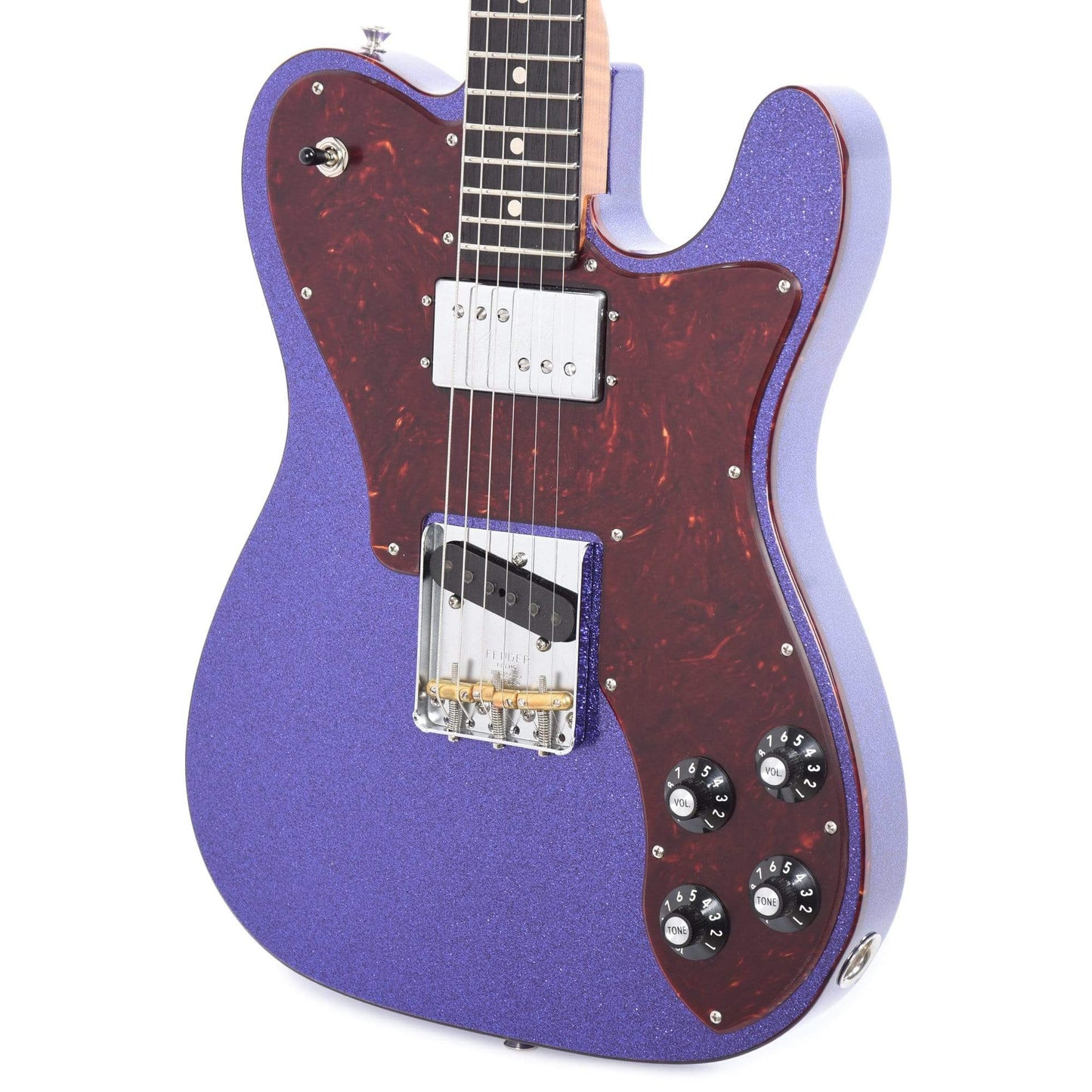 Fender Custom Shop Telecaster Custom Deluxe Closet Classic Aged Purple Sparkle Apprentice Built by Levi Perry Electric Guitars / Solid Body