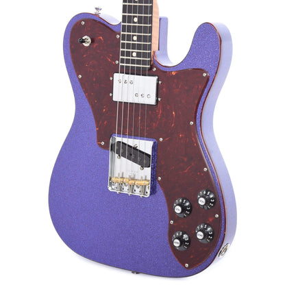 Fender Custom Shop Telecaster Custom Deluxe Closet Classic Aged Purple Sparkle Apprentice Built by Levi Perry Electric Guitars / Solid Body
