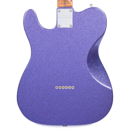 Fender Custom Shop Telecaster Custom Deluxe Closet Classic Aged Purple Sparkle Apprentice Built by Levi Perry Electric Guitars / Solid Body