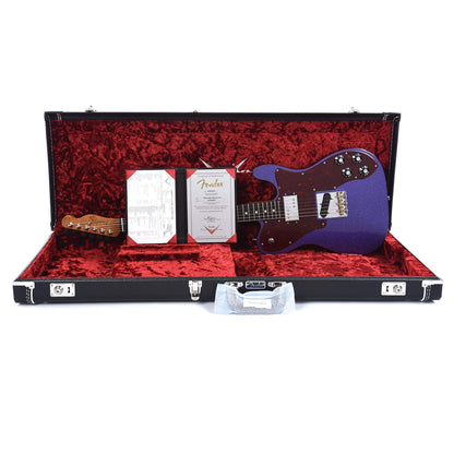 Fender Custom Shop Telecaster Custom Deluxe Closet Classic Aged Purple Sparkle Apprentice Built by Levi Perry Electric Guitars / Solid Body