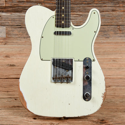 Fender Custom Shop Telecaster Relic Olympic White 2021 Electric Guitars / Solid Body
