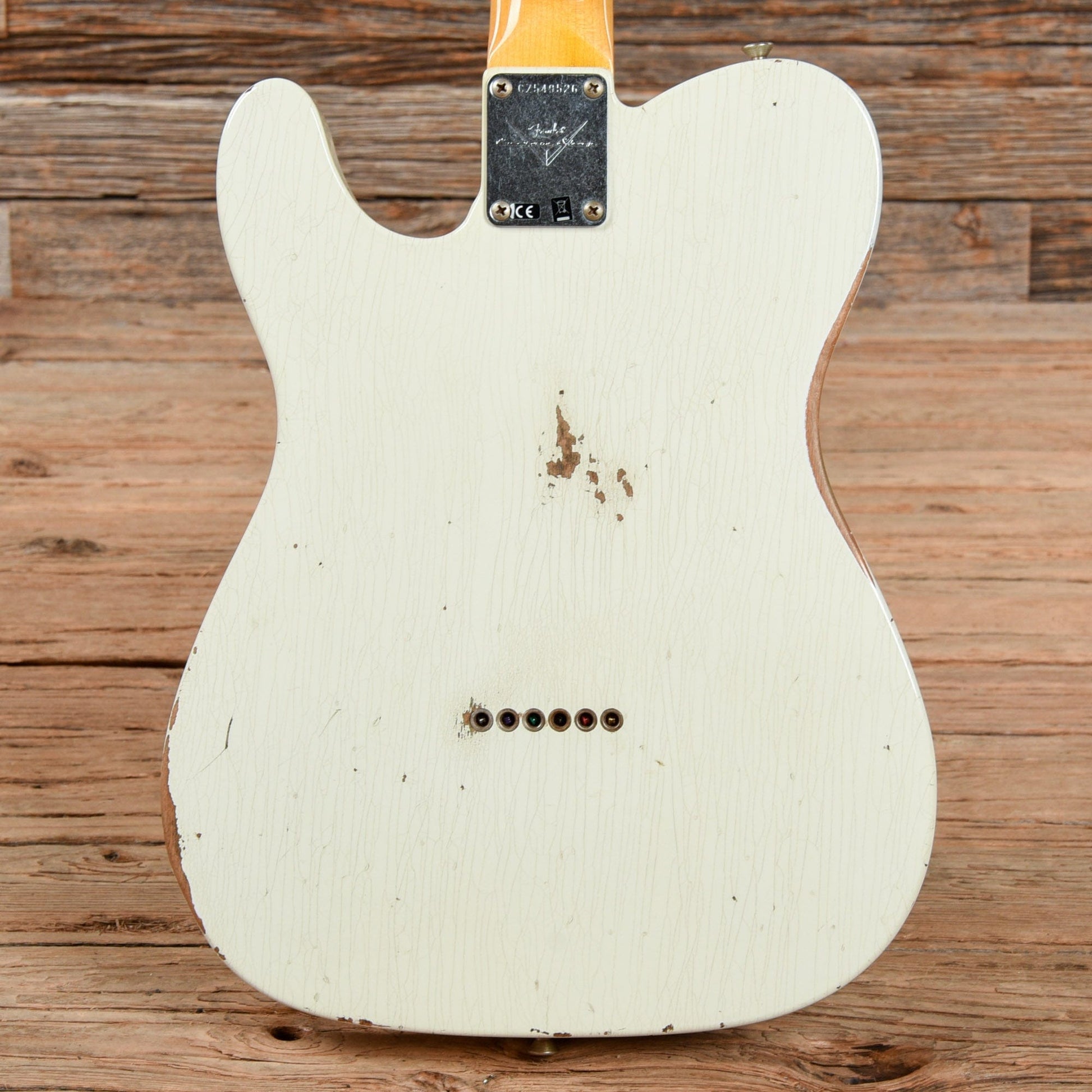 Fender Custom Shop Telecaster Relic Olympic White 2021 Electric Guitars / Solid Body