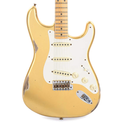 Fender Custom Shop Time Machine 1957 Stratocaster Relic Aged HLE Gold Electric Guitars / Solid Body
