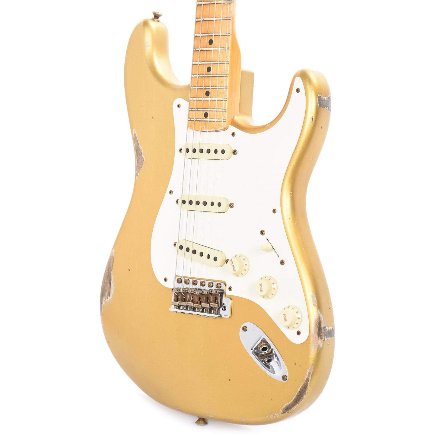 Fender Custom Shop Time Machine 1957 Stratocaster Relic Aged HLE Gold Electric Guitars / Solid Body