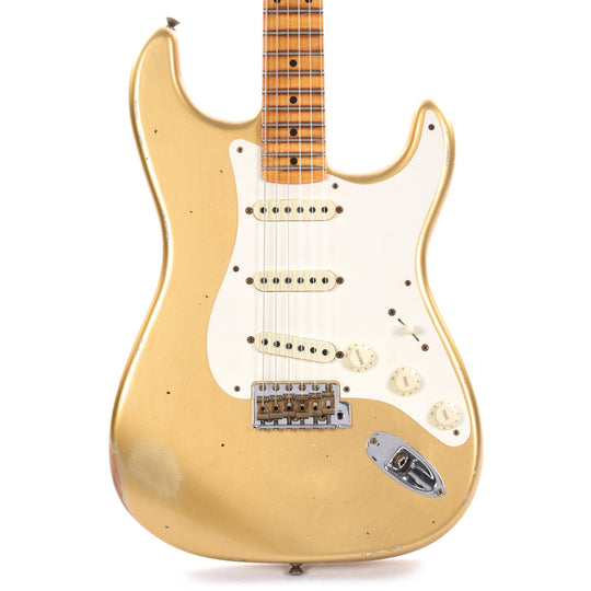 Fender Custom Shop Time Machine 1957 Stratocaster Relic Aged HLE Gold Electric Guitars / Solid Body