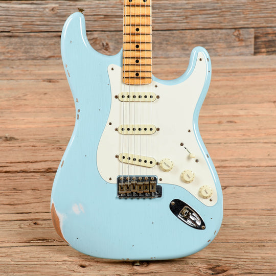 Fender Custom Shop Time Machine 1957 Stratocaster Relic Daphne Blue 2022 Electric Guitars / Solid Body