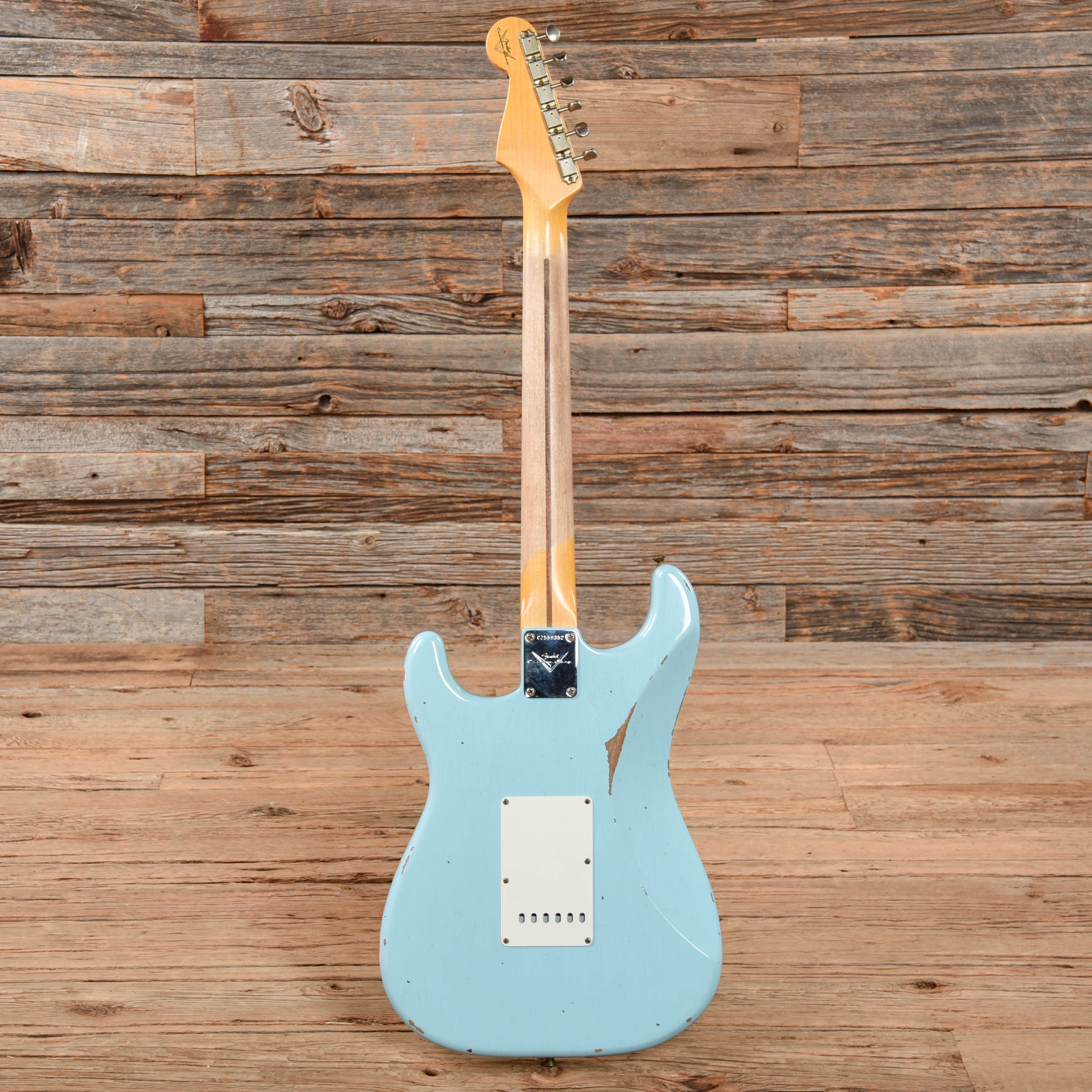 Fender Custom Shop Time Machine 1957 Stratocaster Relic Daphne Blue 2022 Electric Guitars / Solid Body