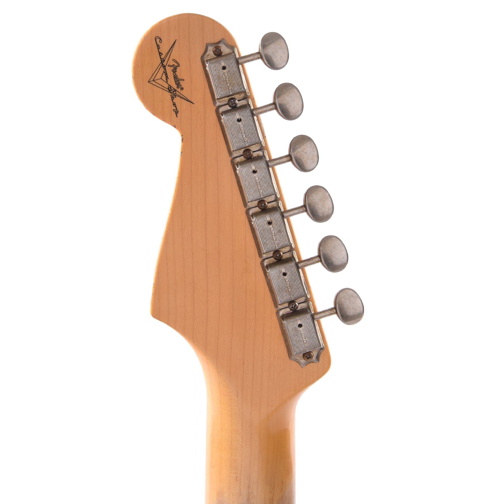 Fender Custom Shop Time Machine 1957 Stratocaster Relic Faded Aged Daphne Blue Electric Guitars / Solid Body