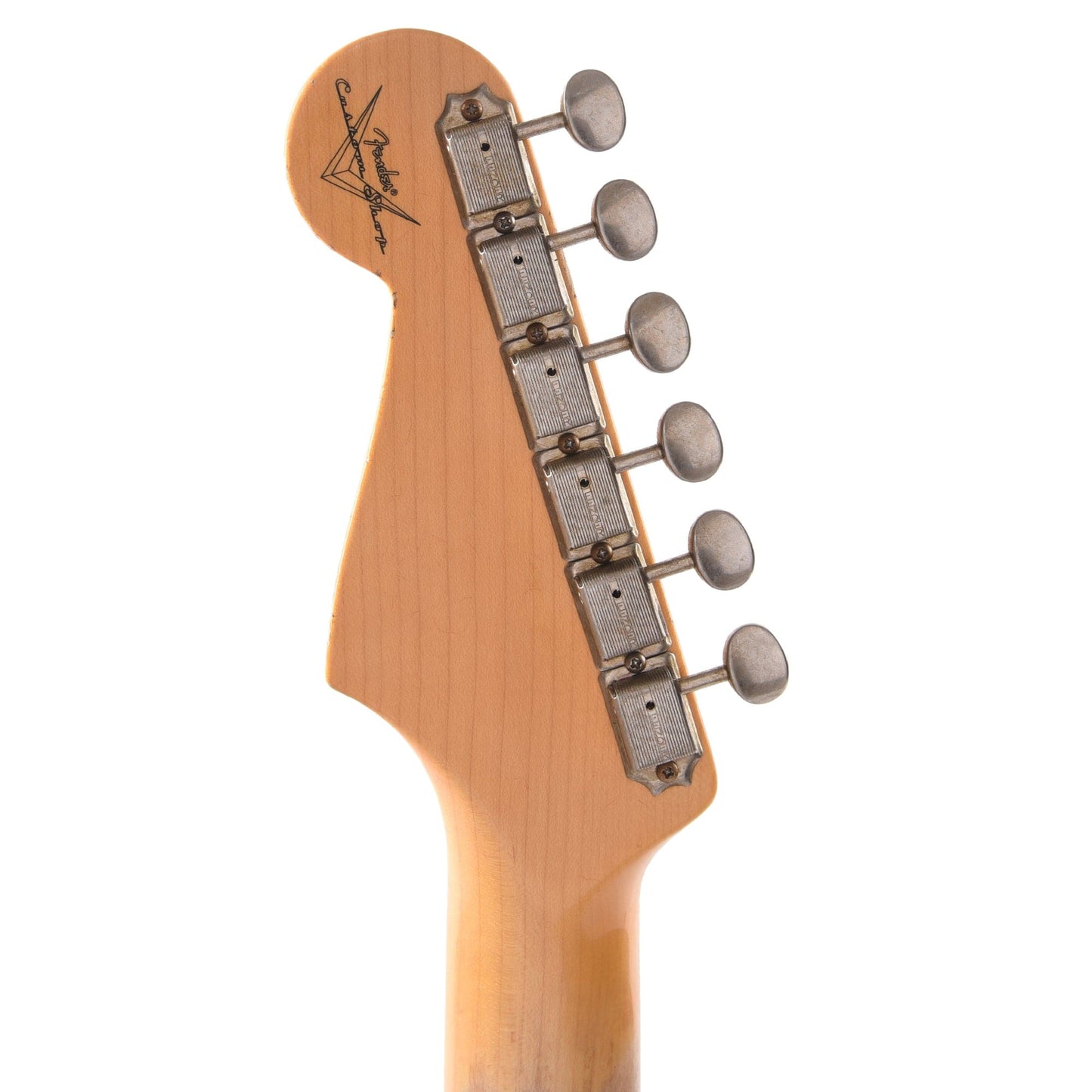 Fender Custom Shop Time Machine 1957 Stratocaster Relic Faded Aged Daphne Blue Electric Guitars / Solid Body