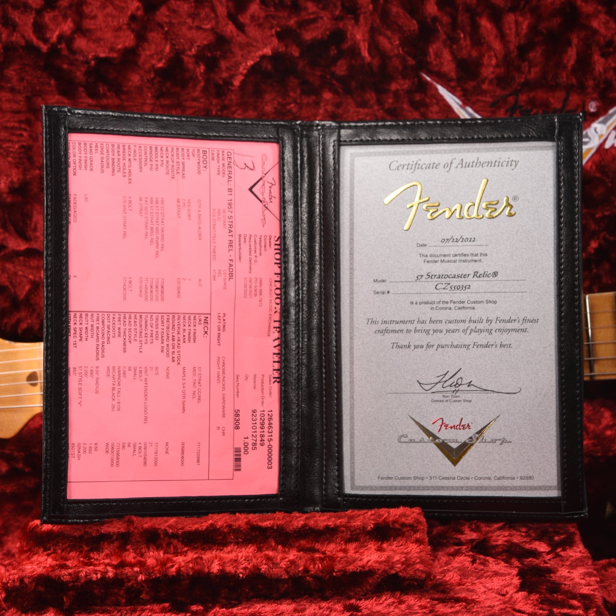 Fender Custom Shop Time Machine 1957 Stratocaster Relic Faded Aged Daphne Blue Electric Guitars / Solid Body